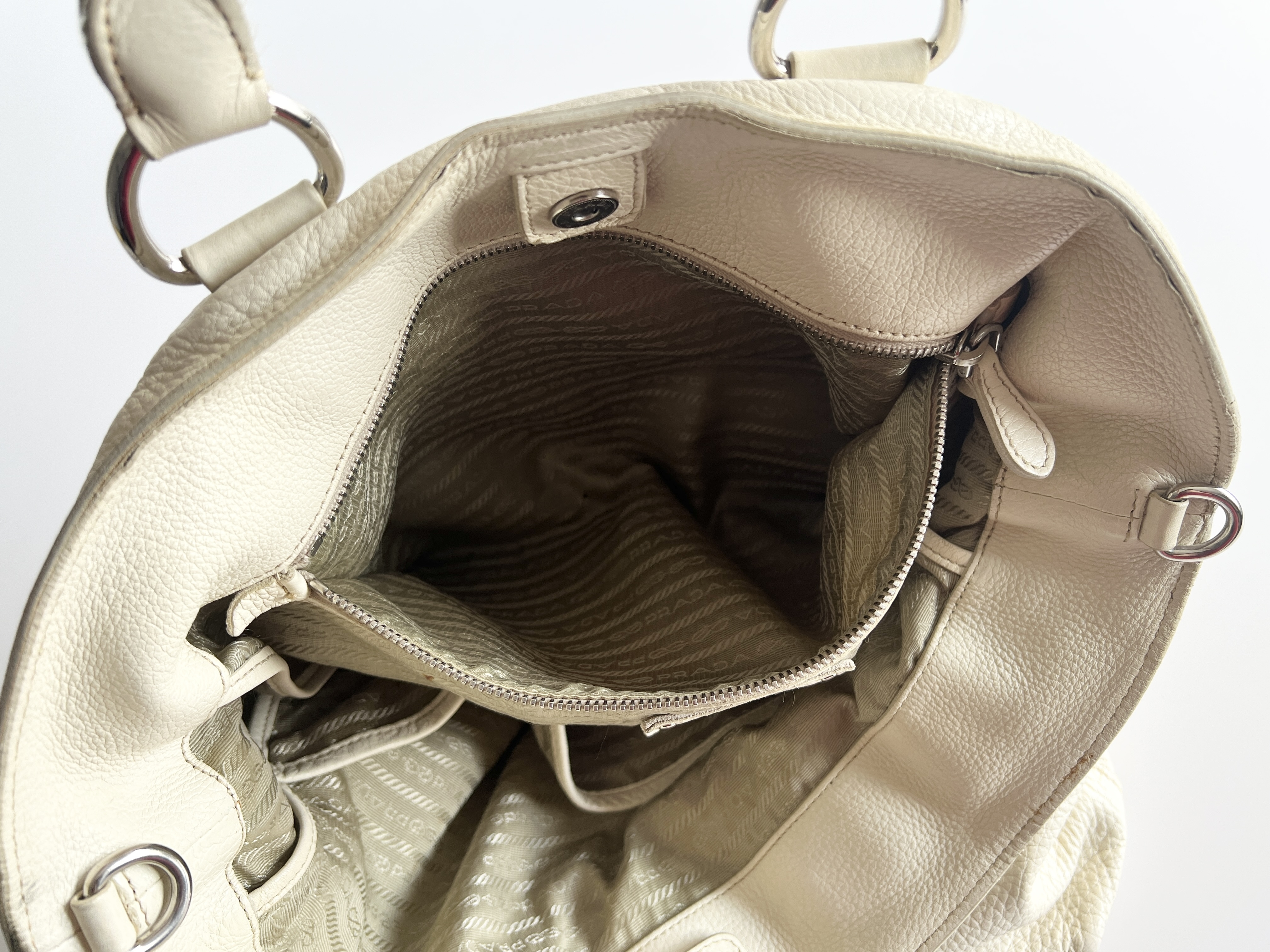 Vitello Daino Leather 2-way Shoulder Bag Tote Bag Handbag Tote Bag — view 9