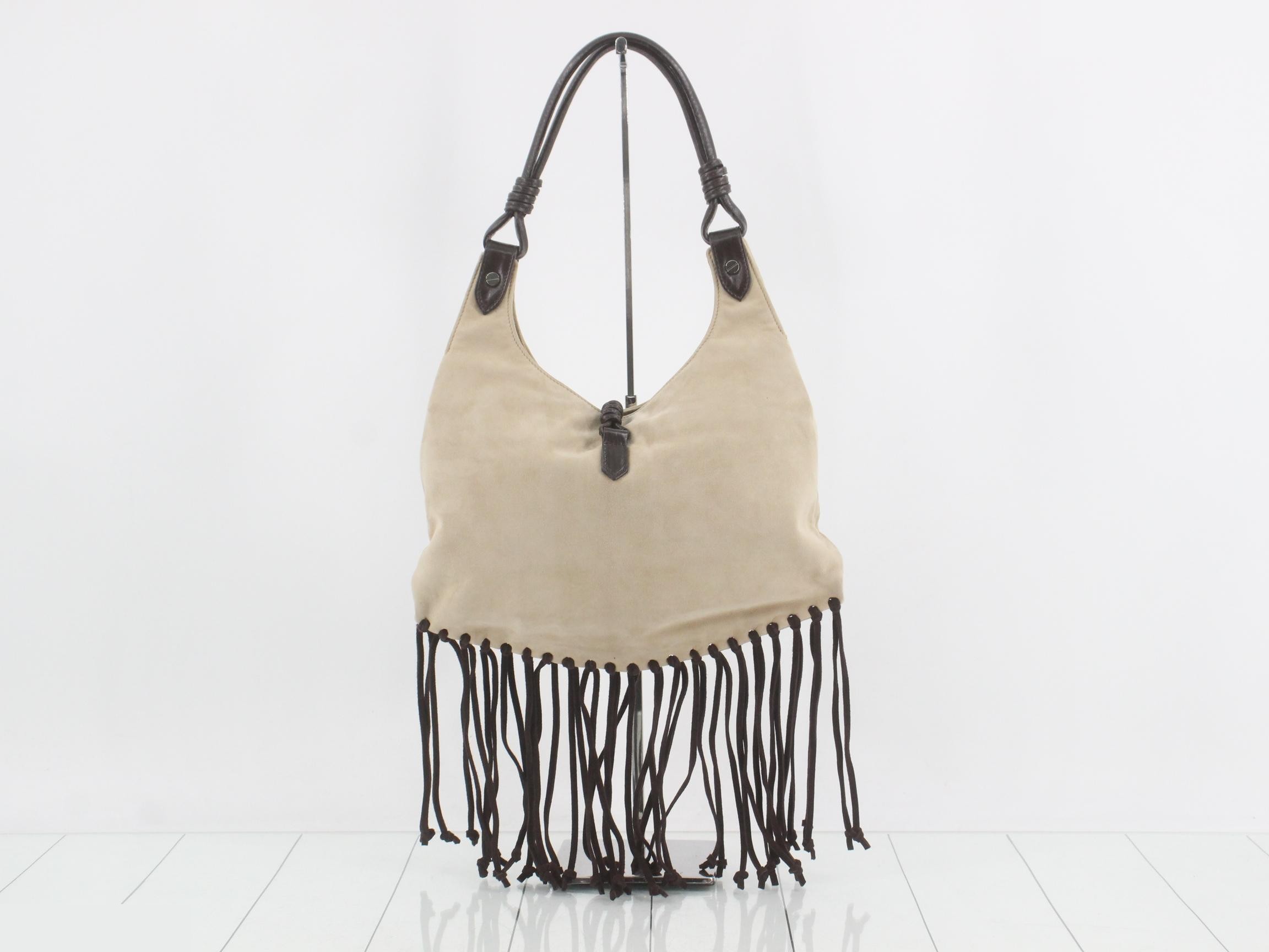 Suede fringe eagle bag — view 2