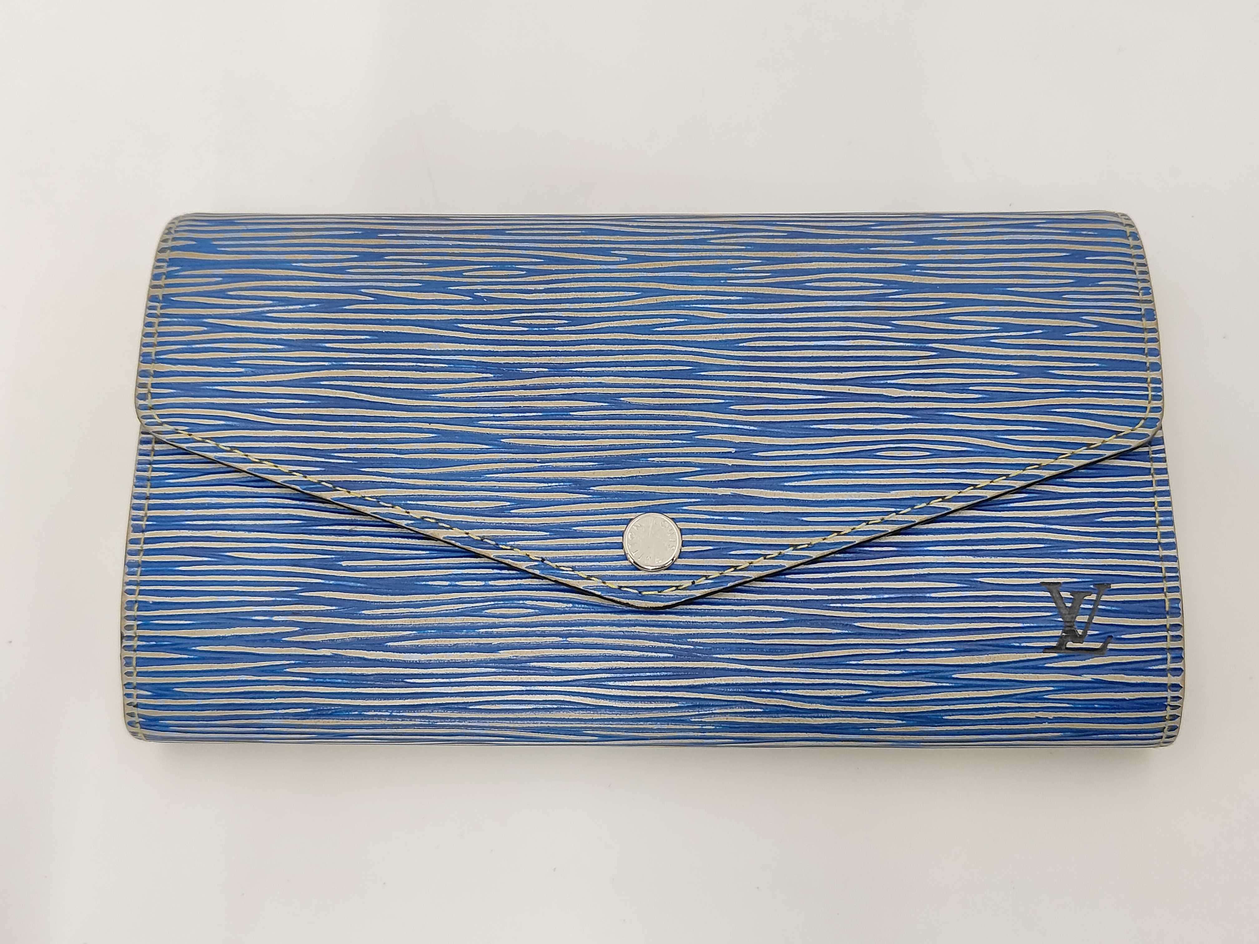 Portefeuille Sarah Epi Denim Wallet