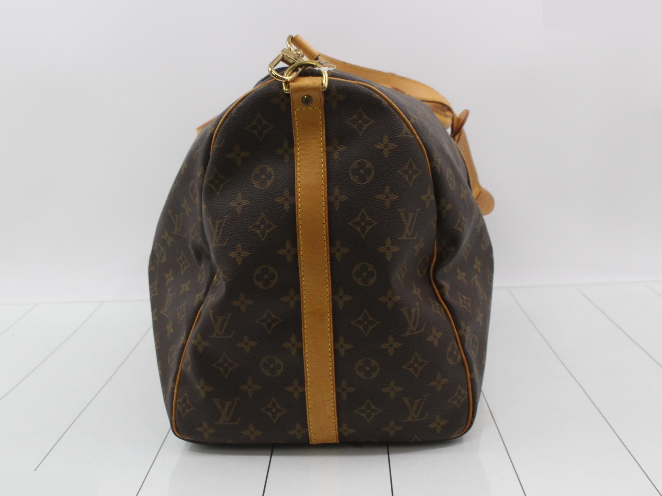 Keepall Bandoulière 60 with shoulder strap — view 3