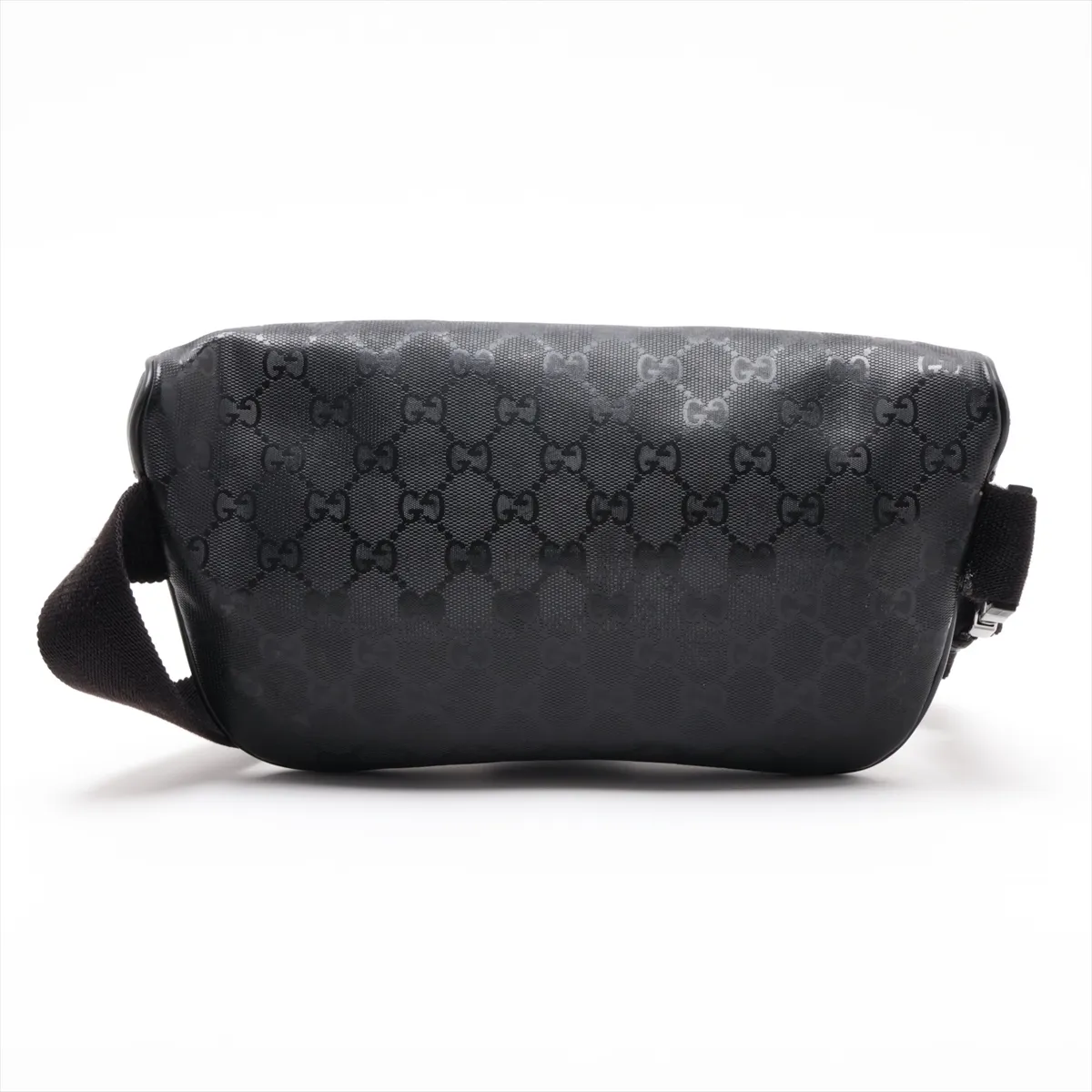 GG Imprime 233269 PVC x Leather Body Bag, Black — view 2