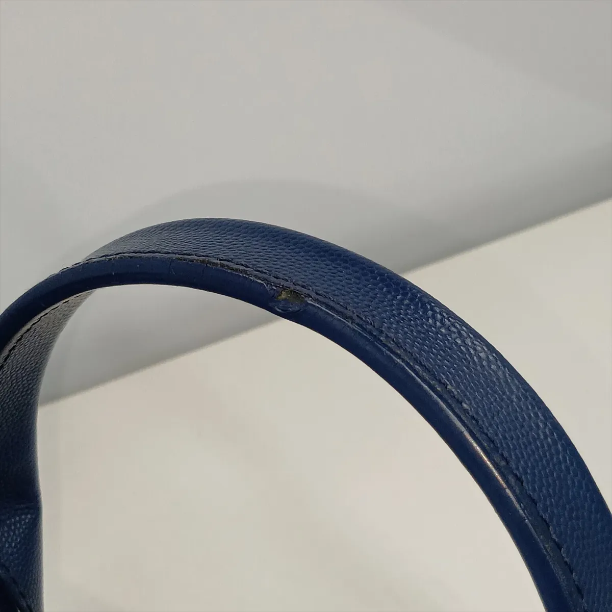 Deauville GM Caviar Skin x Stud 2-Way Tote Bag, Blue with Gold Hardware, 28509504, Serial Number 28 — view 14