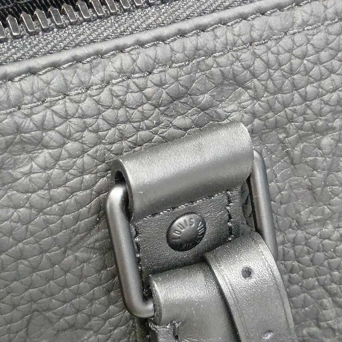 Taurillon Monogram Keepall Bandoulière 35 M22765 Black (RFID detected) — view 13