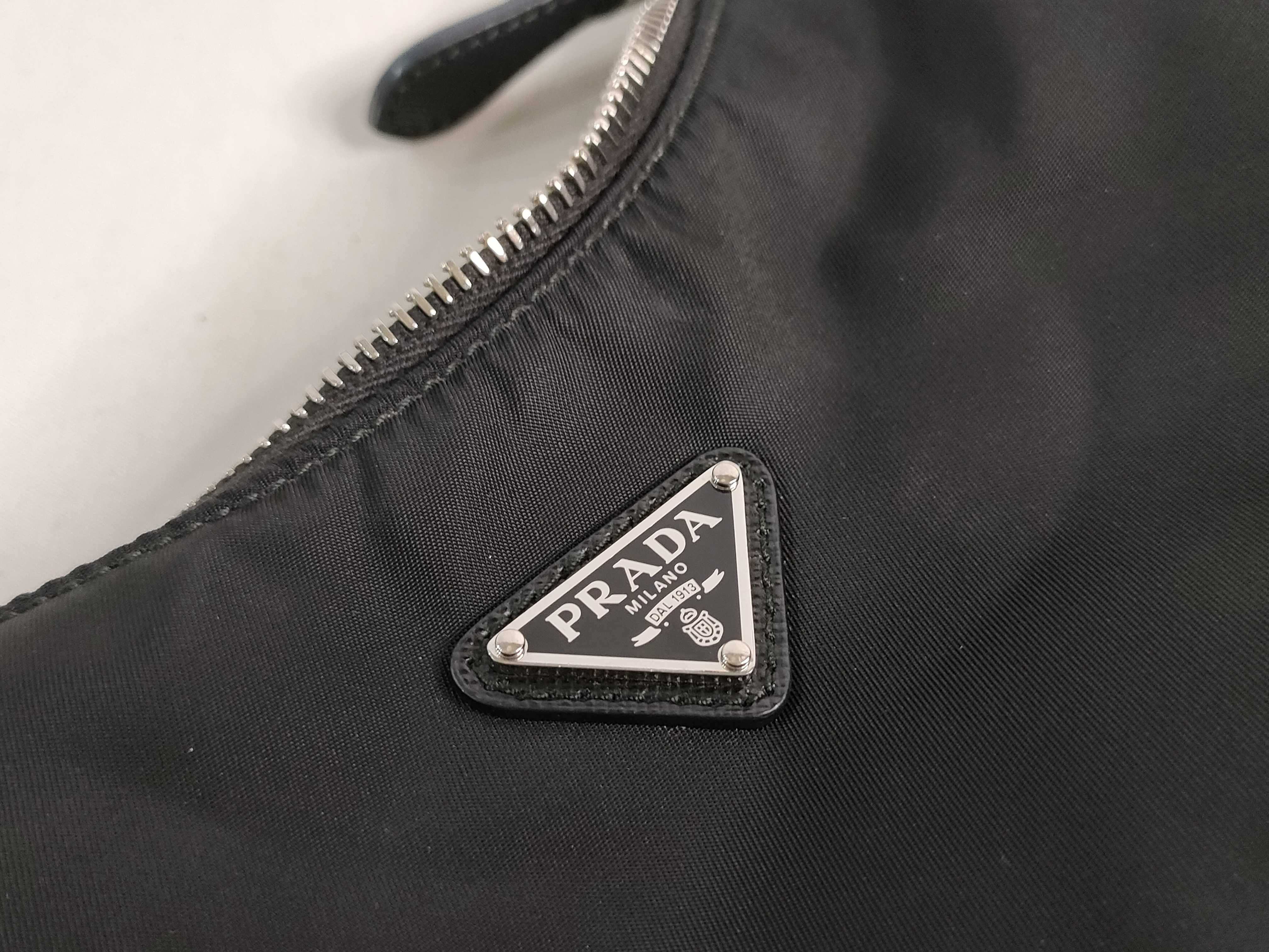 Nylon ID- Tessuto Nylon & Cow Skin Shoulder Bag Black 1NE204 Shoulder Bag — view 13