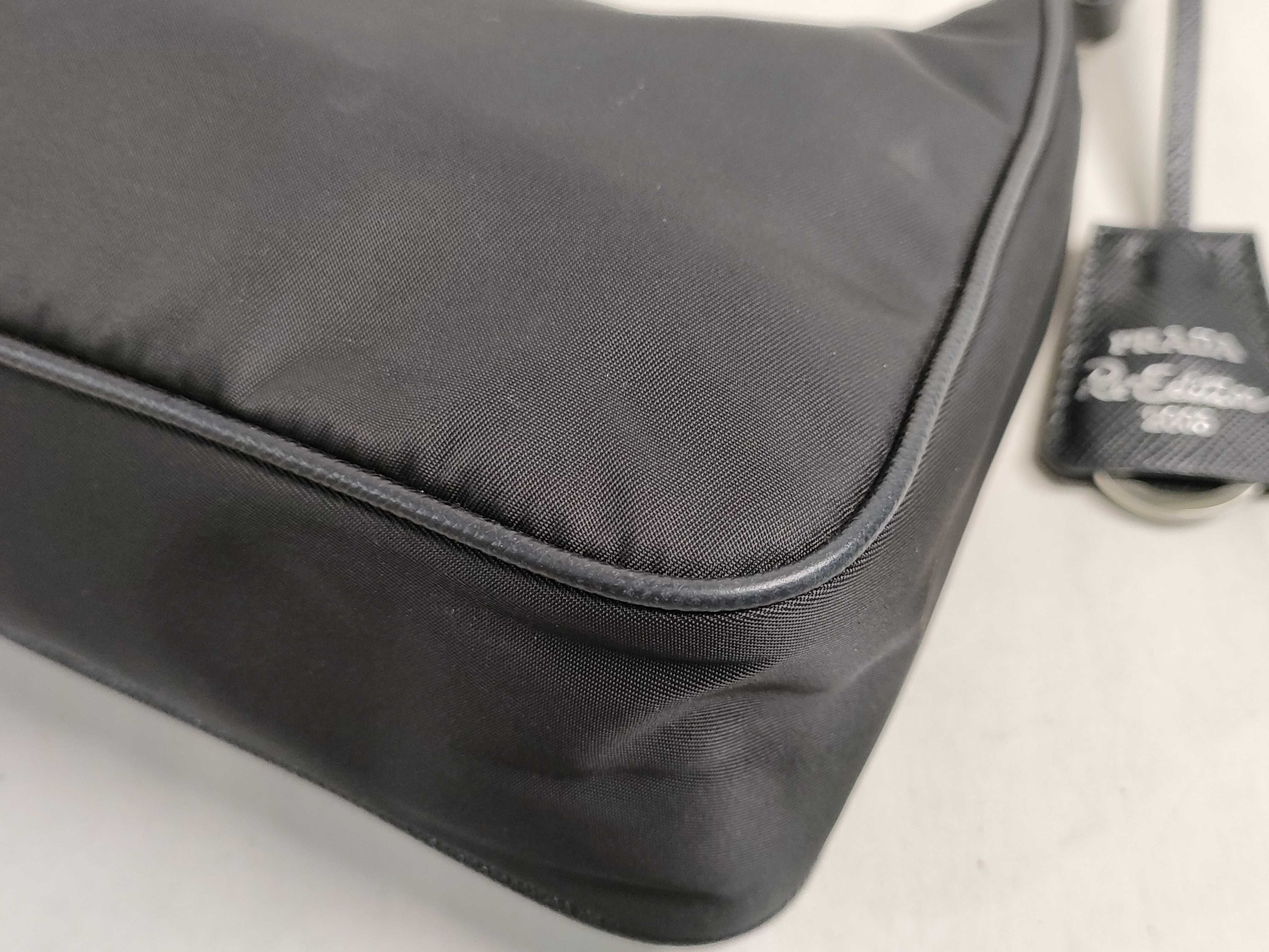 Nylon ID- Tessuto Nylon & Cow Skin Shoulder Bag Black 1NE204 Shoulder Bag — view 6