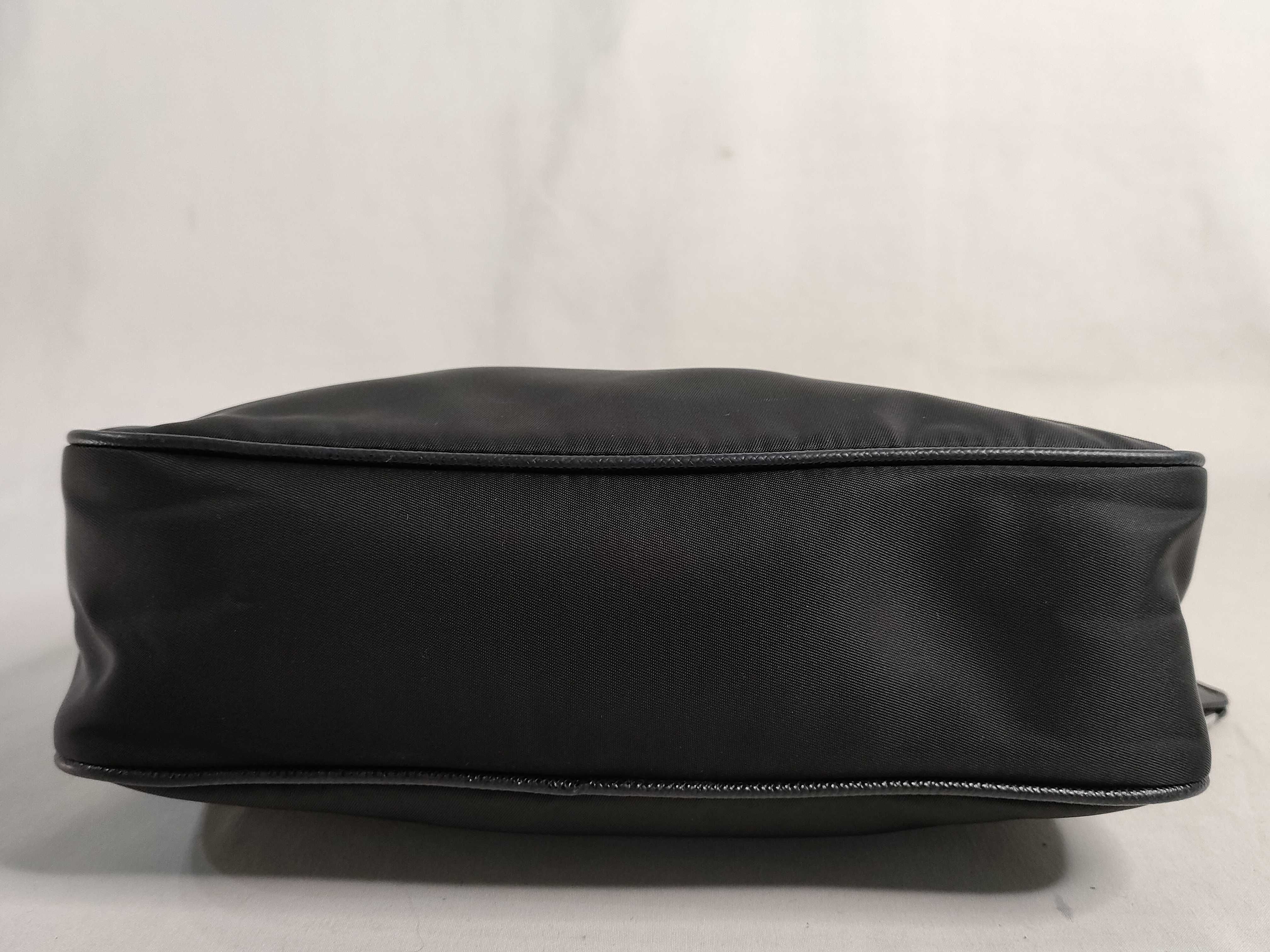 Nylon ID- Tessuto Nylon & Cow Skin Shoulder Bag Black 1NE204 Shoulder Bag — view 7
