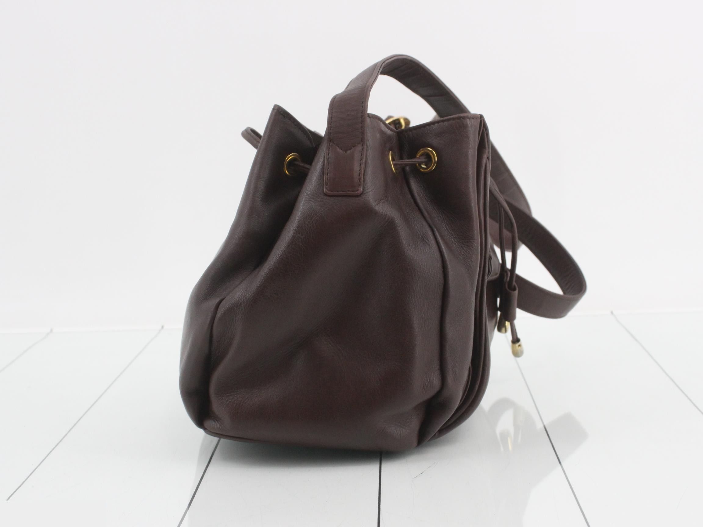 Leather shoulder bag — view 4