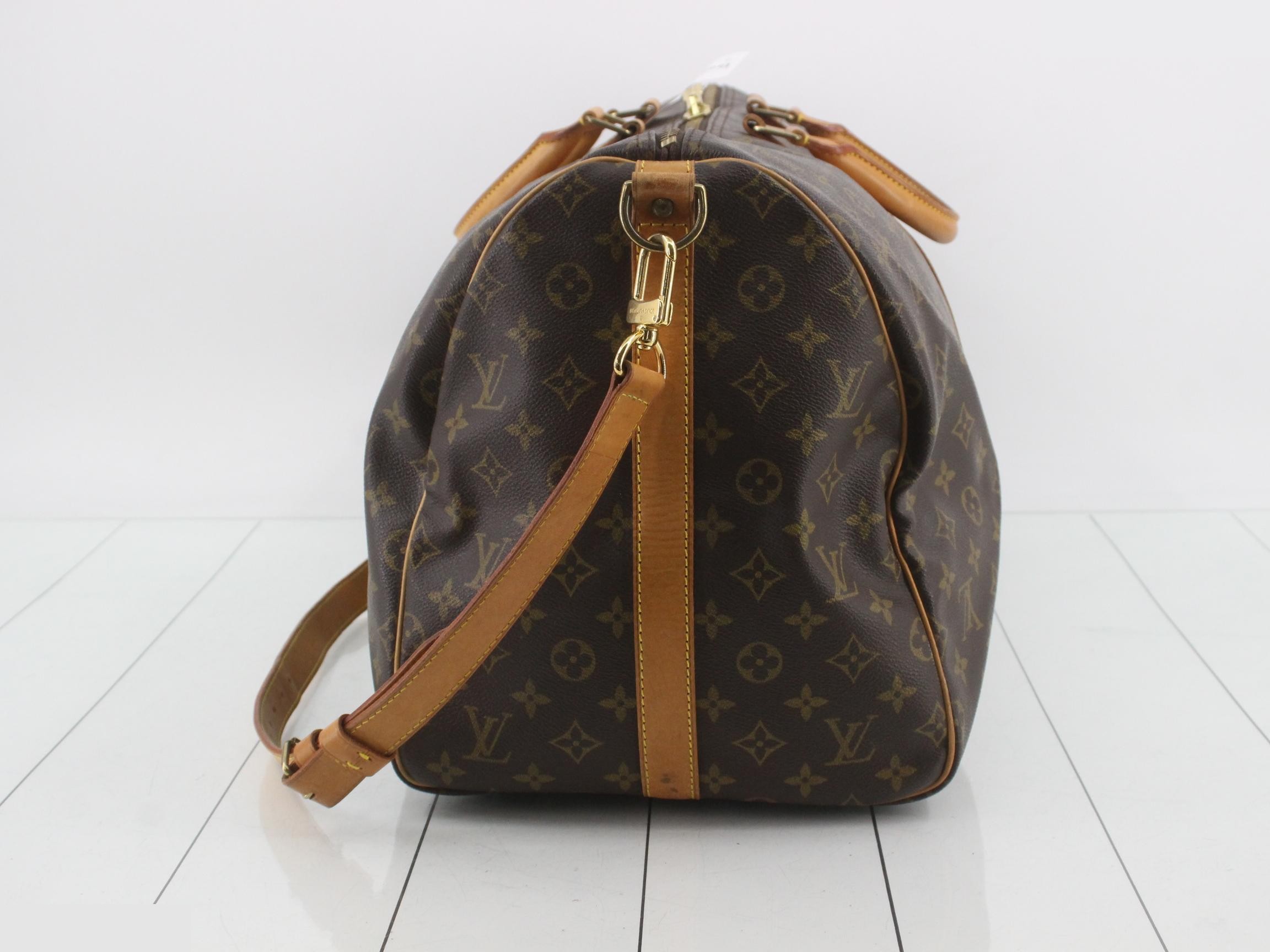 Keepall Bandoulière 55 with shoulder strap — view 3