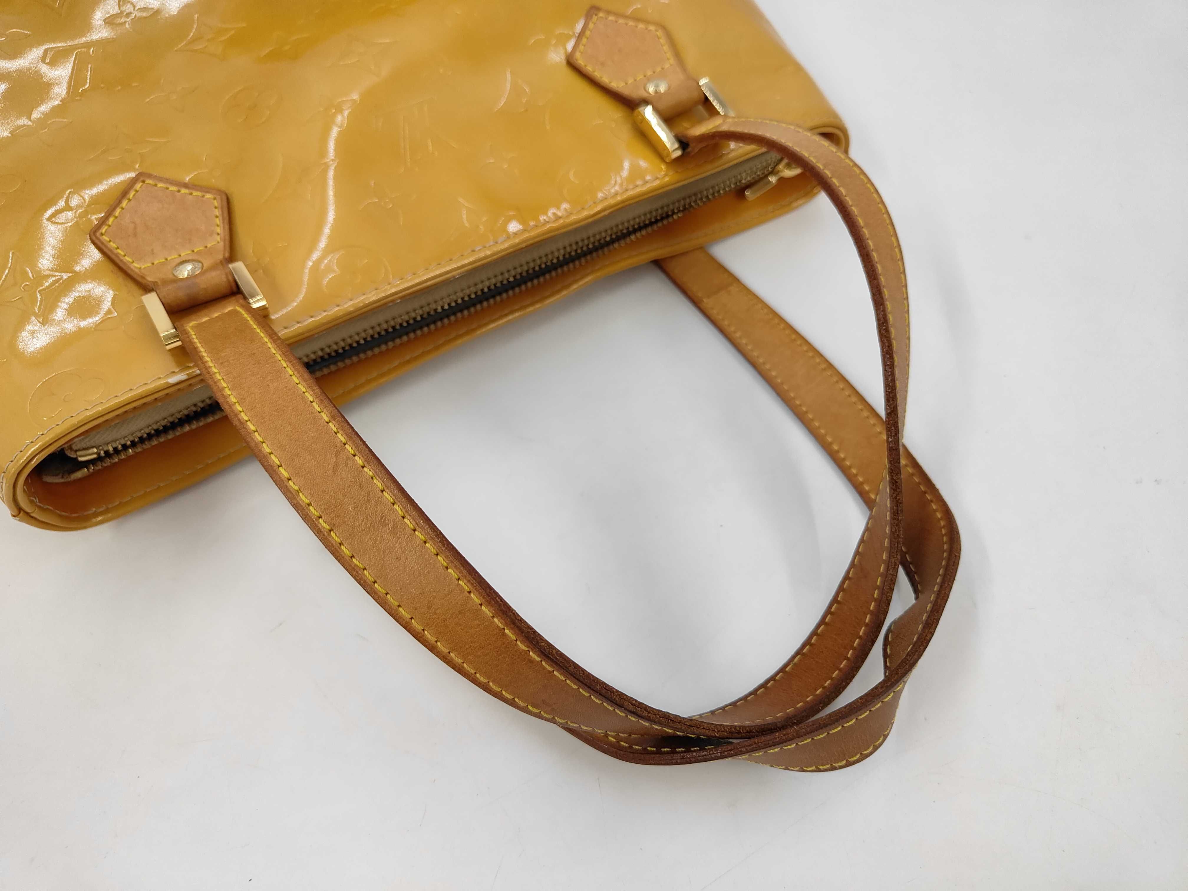 Vernis Yellow Handbag — view 5