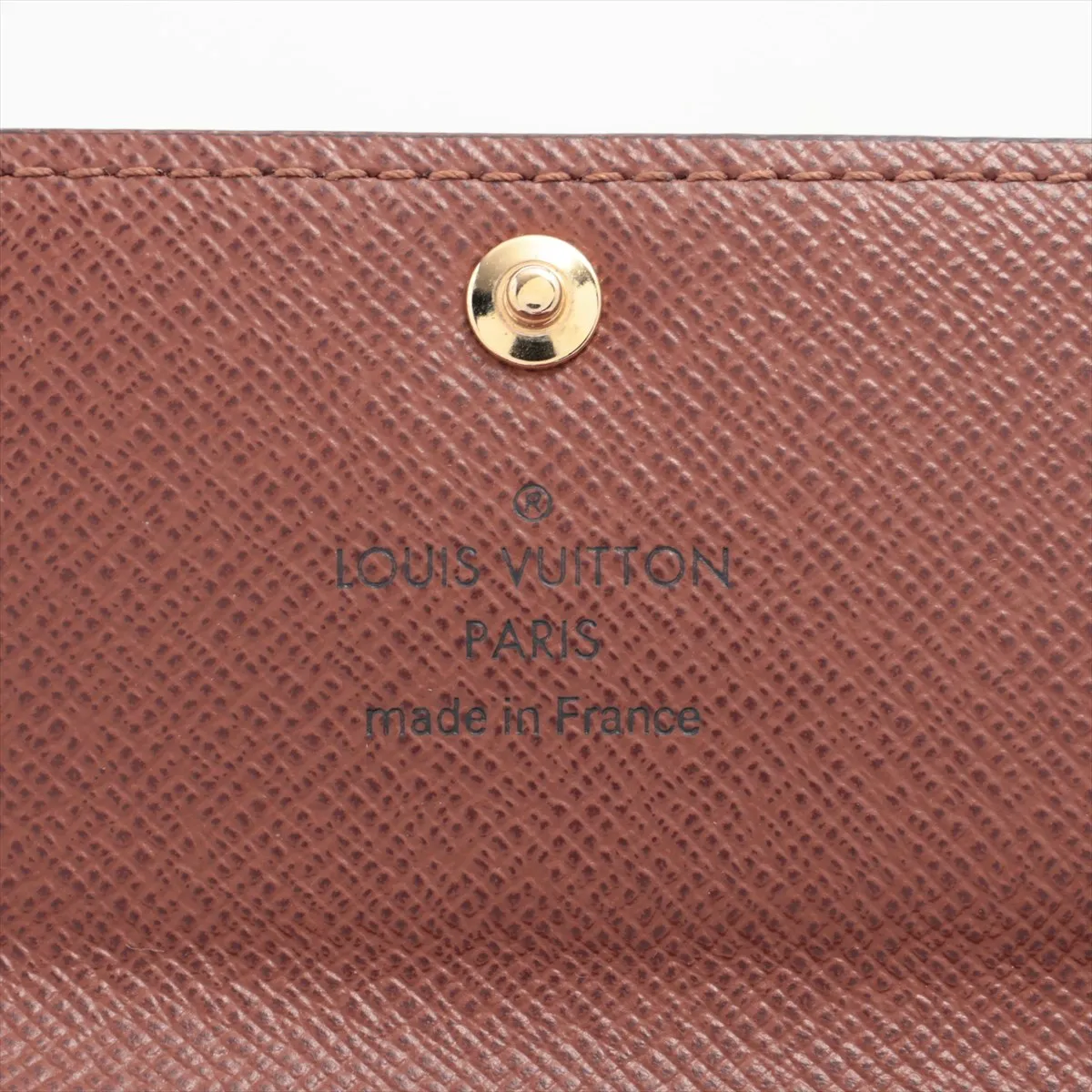 Monogram Multicle 6 M62630 Brown Key Case with Initials RFID Reactive — view 5