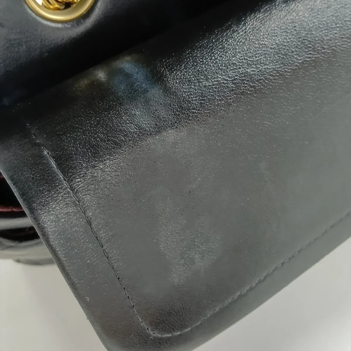 [Individually packaged] Chanel Matelassé 25 Lambskin Double Flap Double Chain Bag, Black with Gold Hardware, 14194133 (Serial Number 14-series), Internal Stitching by an Aftermarket Company, A01112 — view 15