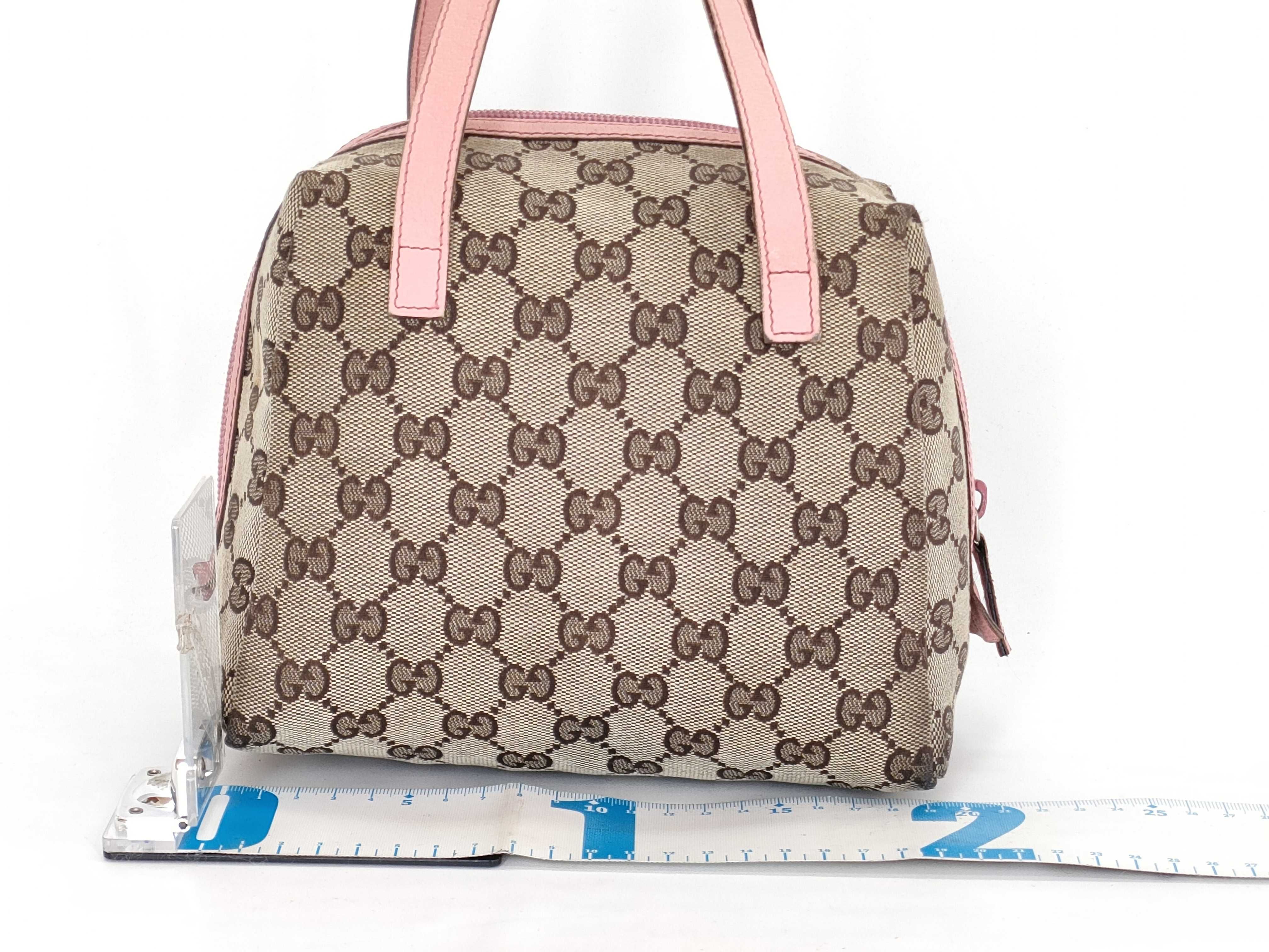 GG Canvas Handbag, Pink — view 2