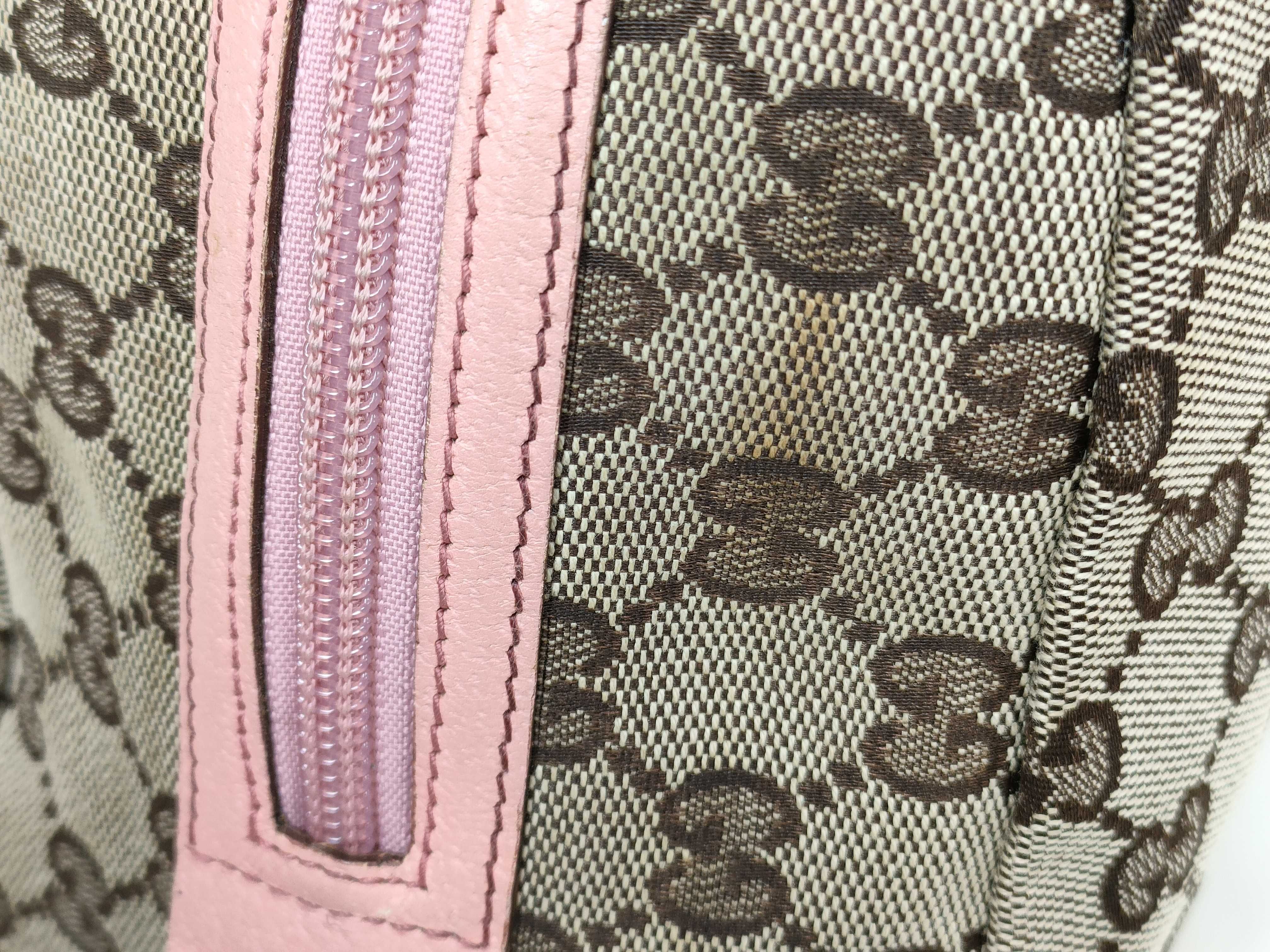 GG Canvas Handbag, Pink — view 12