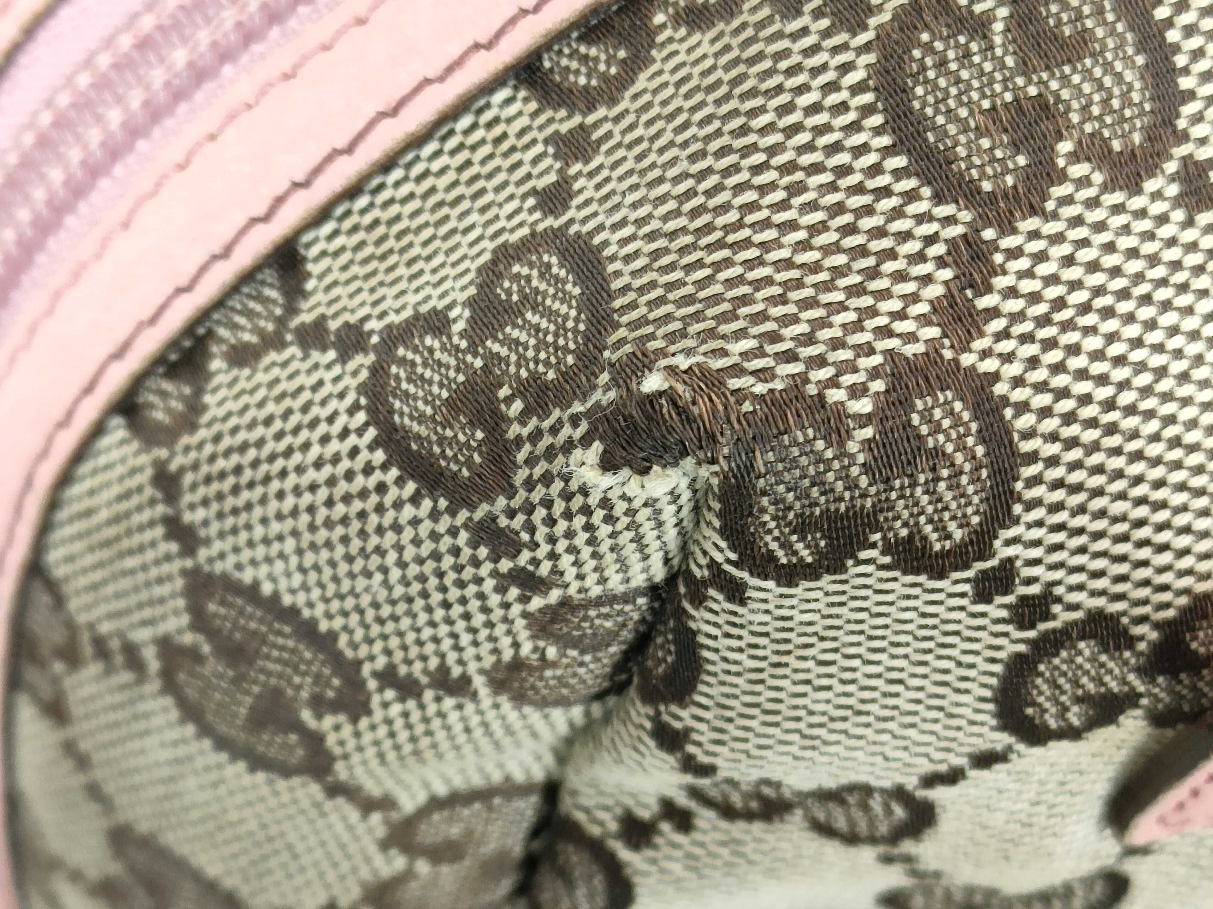 GG Canvas Handbag, Pink — view 13