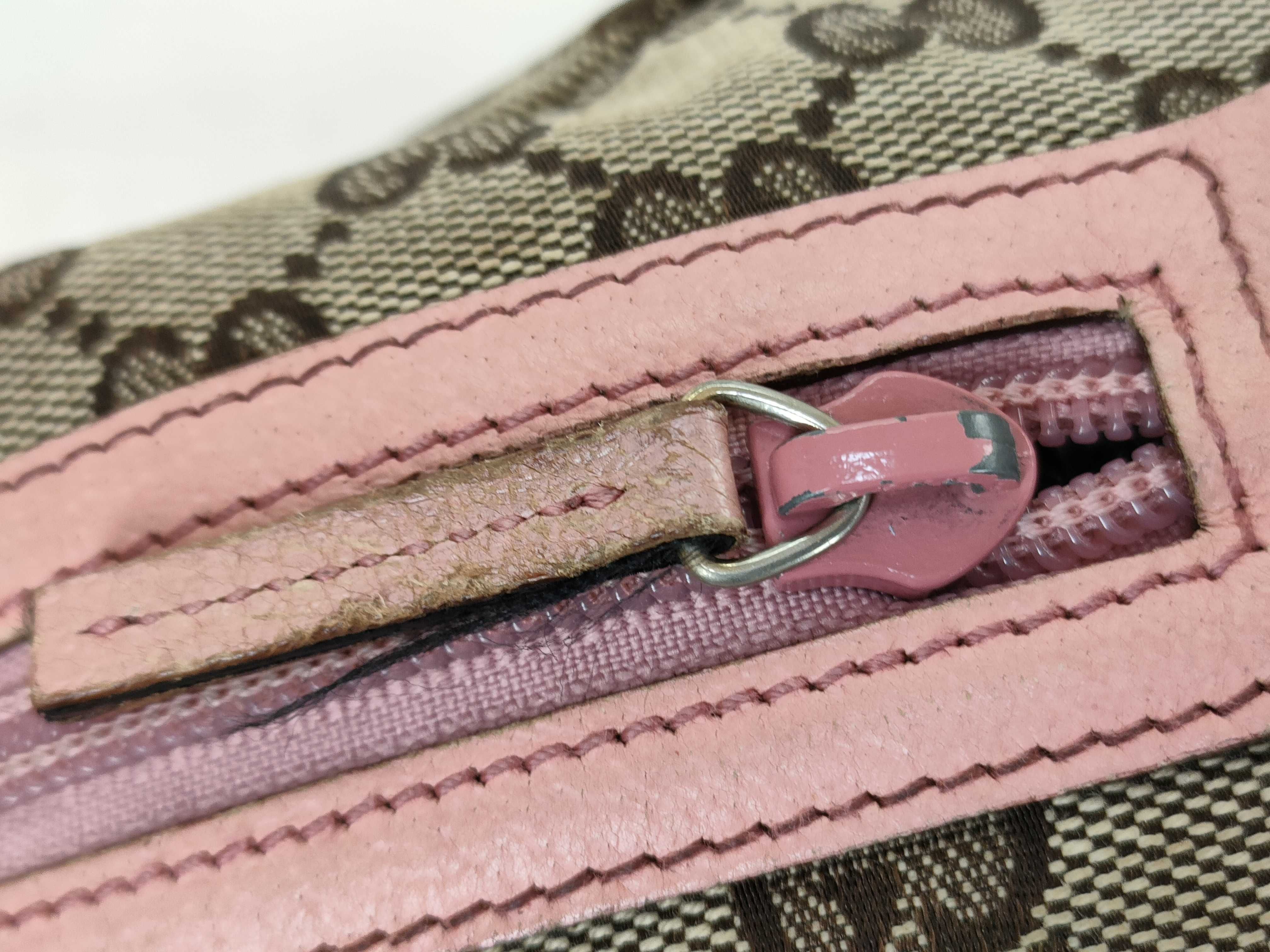 GG Canvas Handbag, Pink — view 14