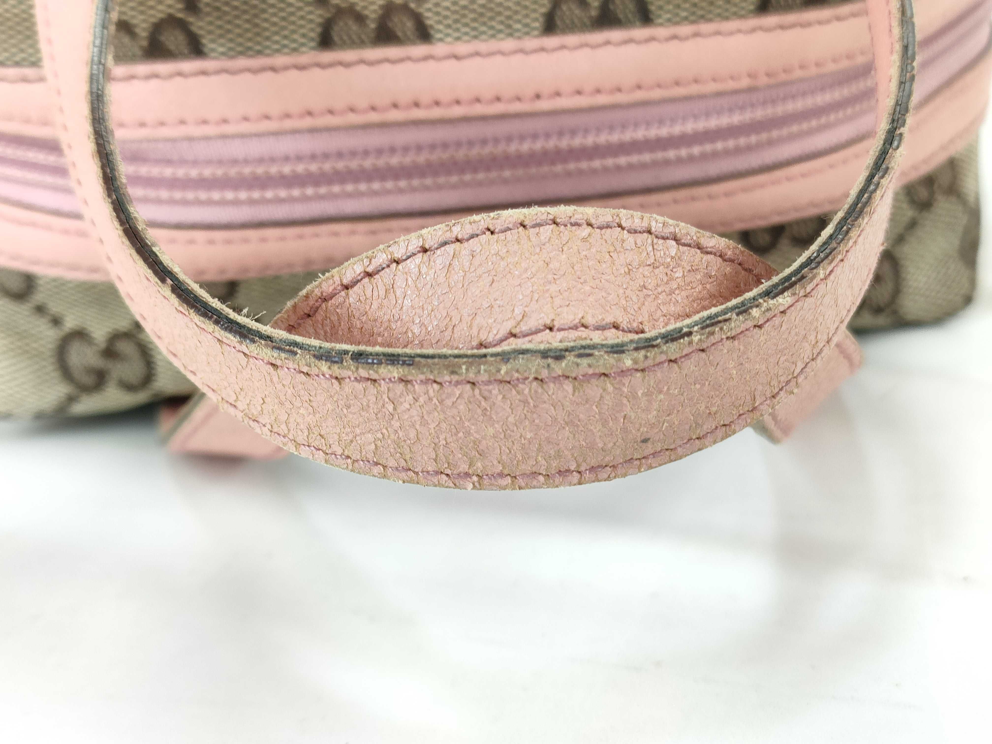 GG Canvas Handbag, Pink — view 4