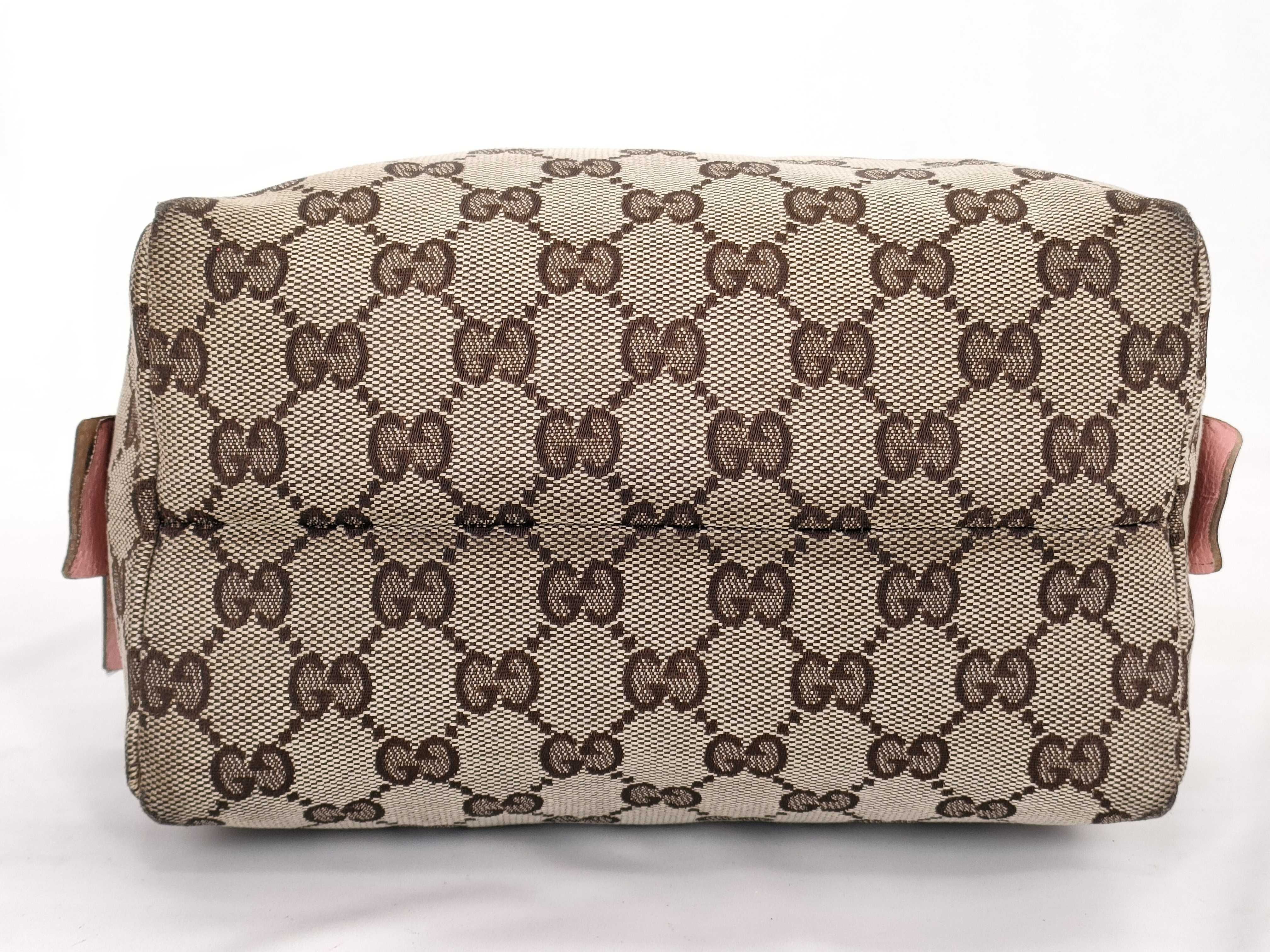 GG Canvas Handbag, Pink — view 8