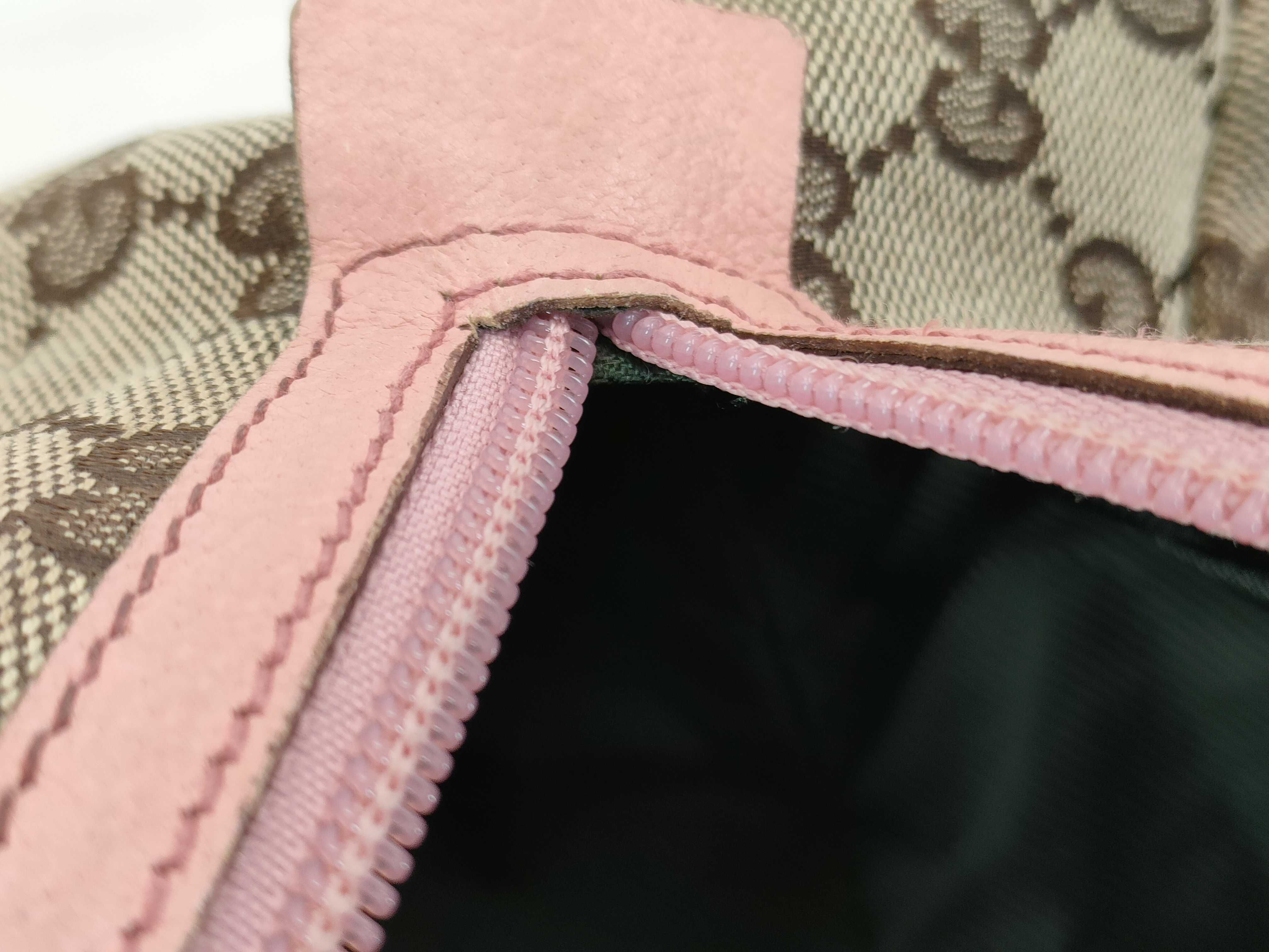 GG Canvas Handbag, Pink — view 9