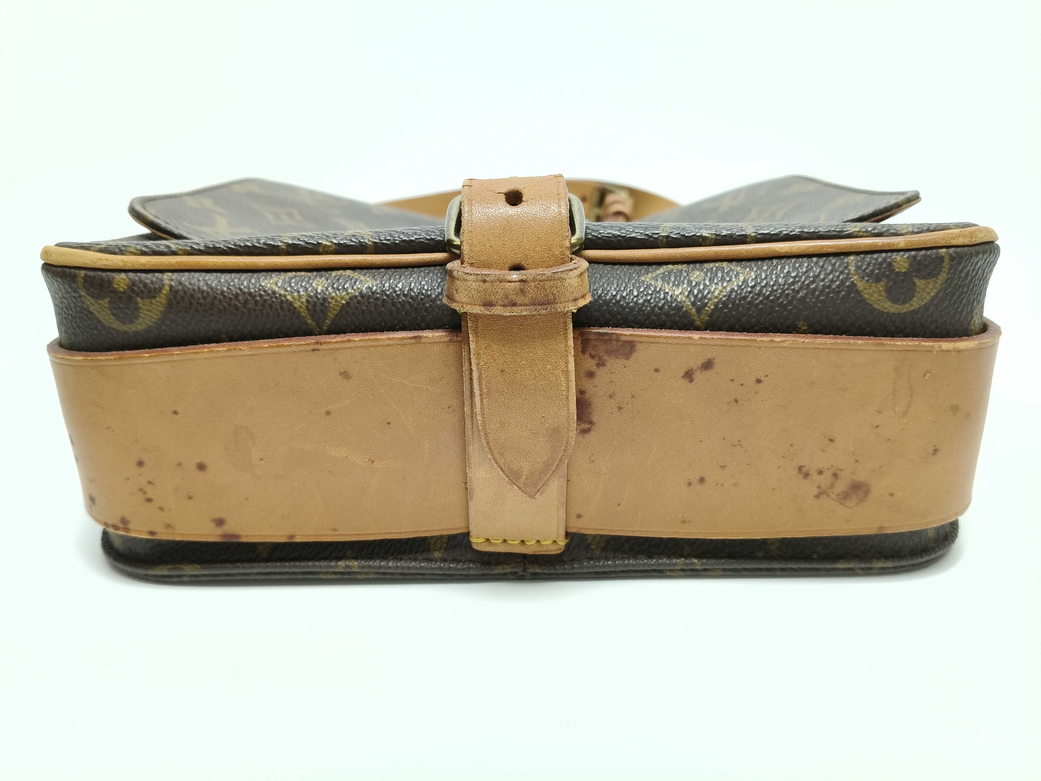 Monogram Vuitton Cartouchiere Shoulder Bag — view 7