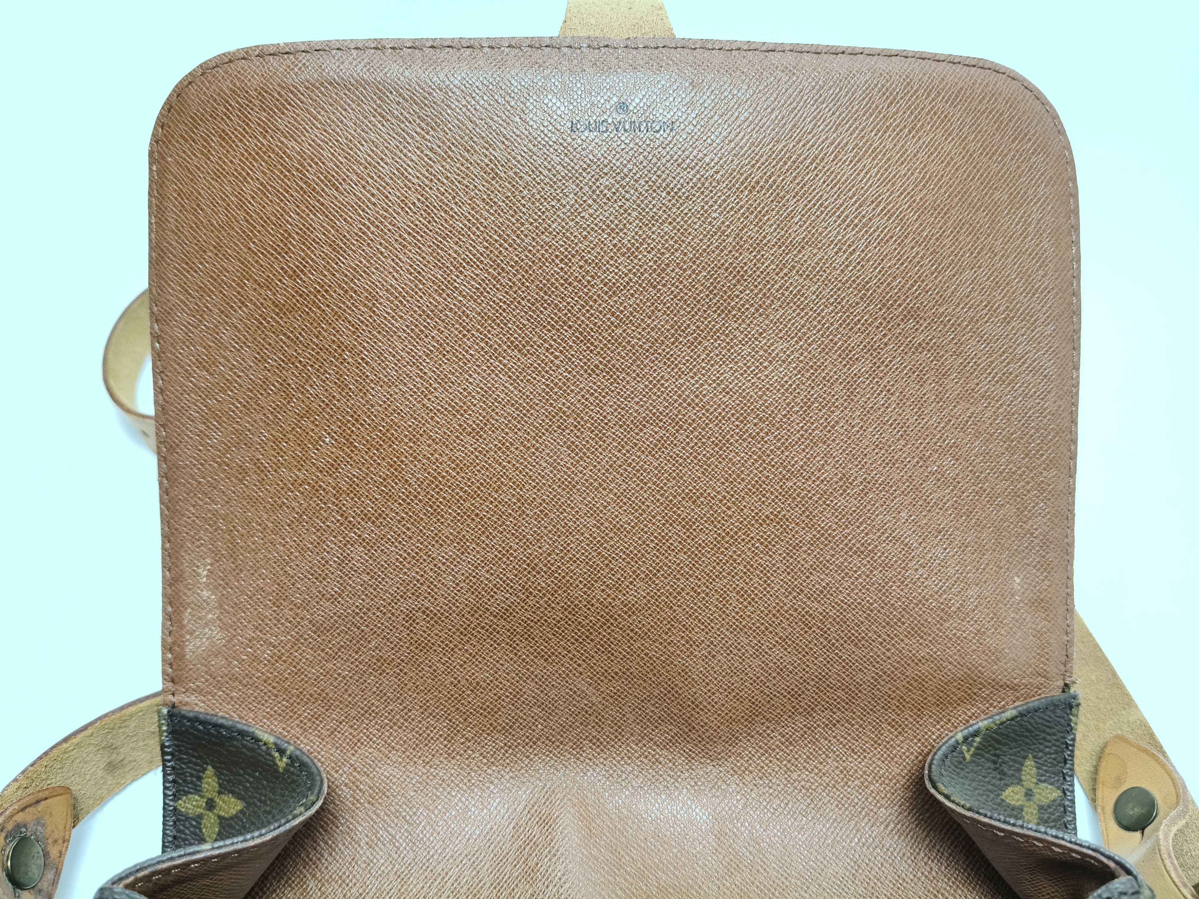 Monogram Vuitton Cartouchiere Shoulder Bag — view 8