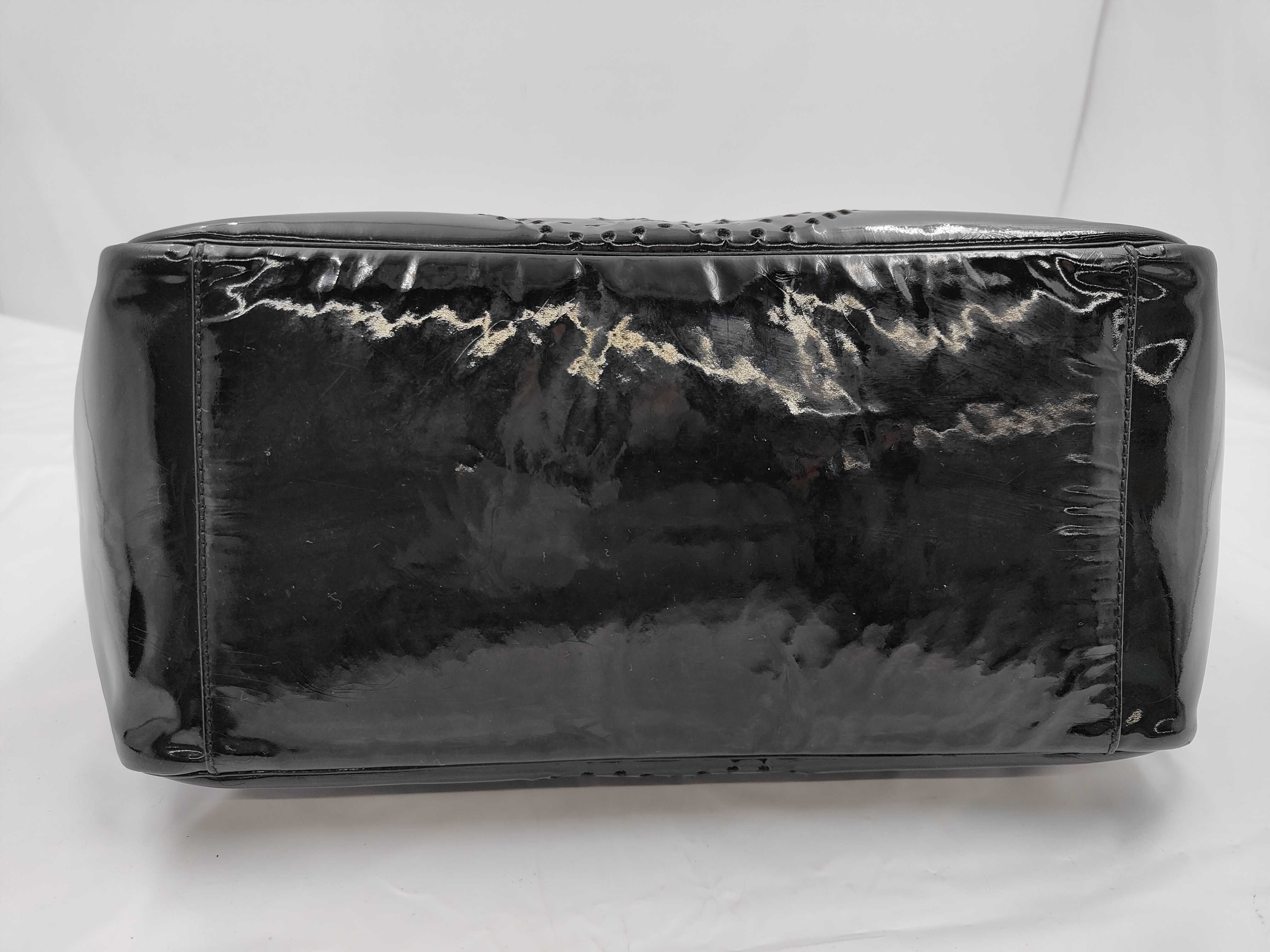 Triple Coco Chain Shoulder Bag, Patent Leather Shoulder Bag — view 7