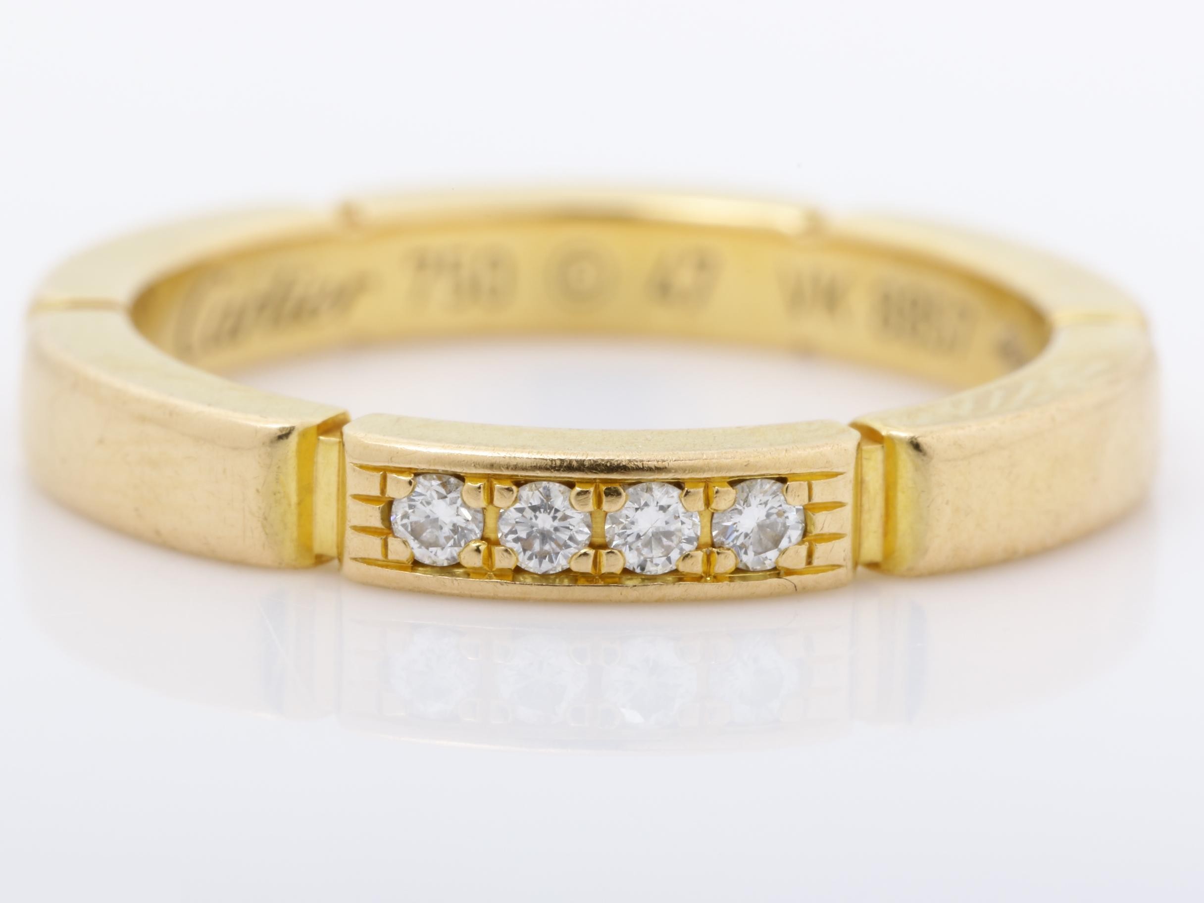 Maillon Panthère Diamond Ring, 750PG, 3.5g, #47 — view 2