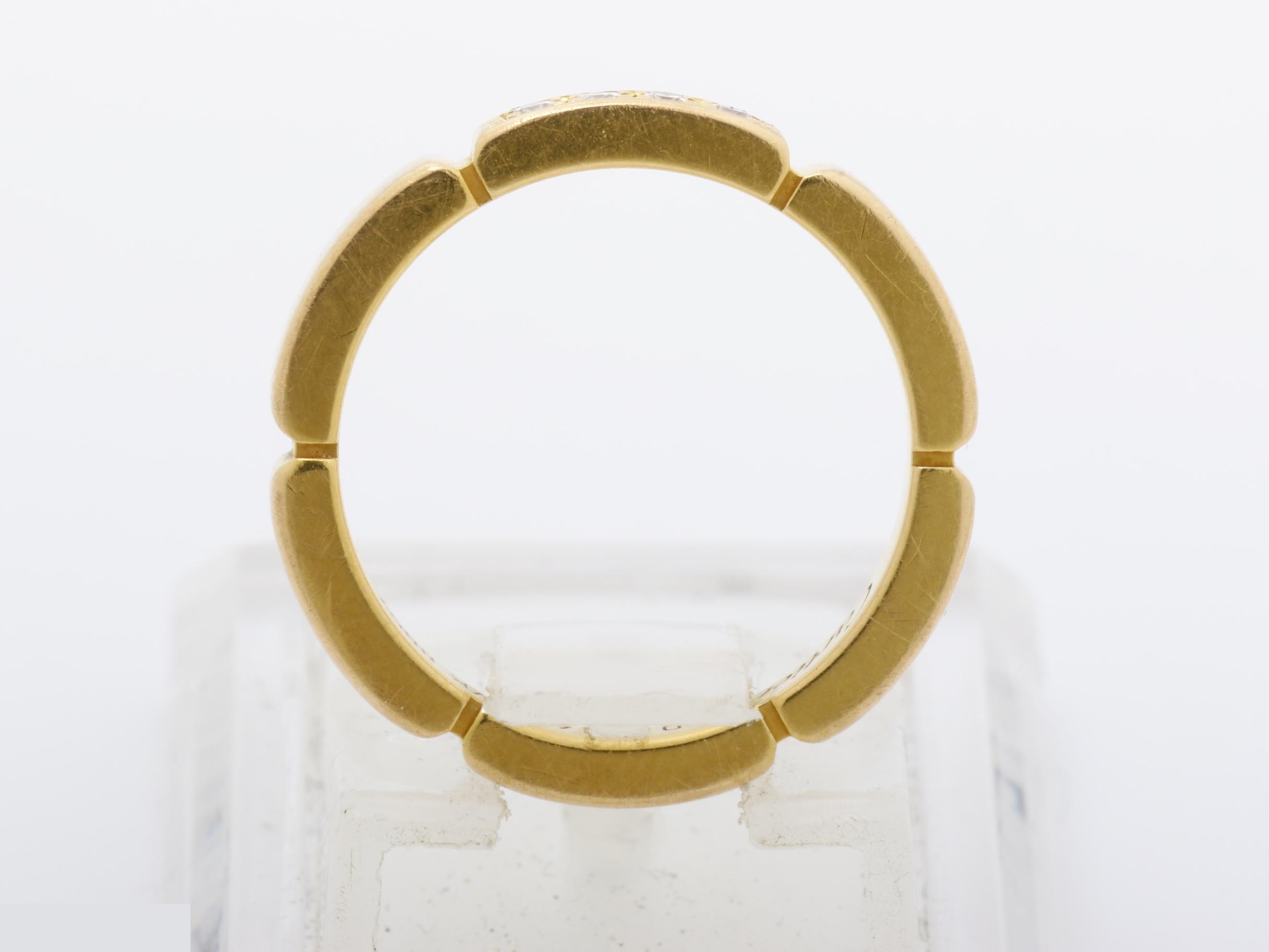 Maillon Panthère Diamond Ring, 750PG, 3.5g, #47 — view 5
