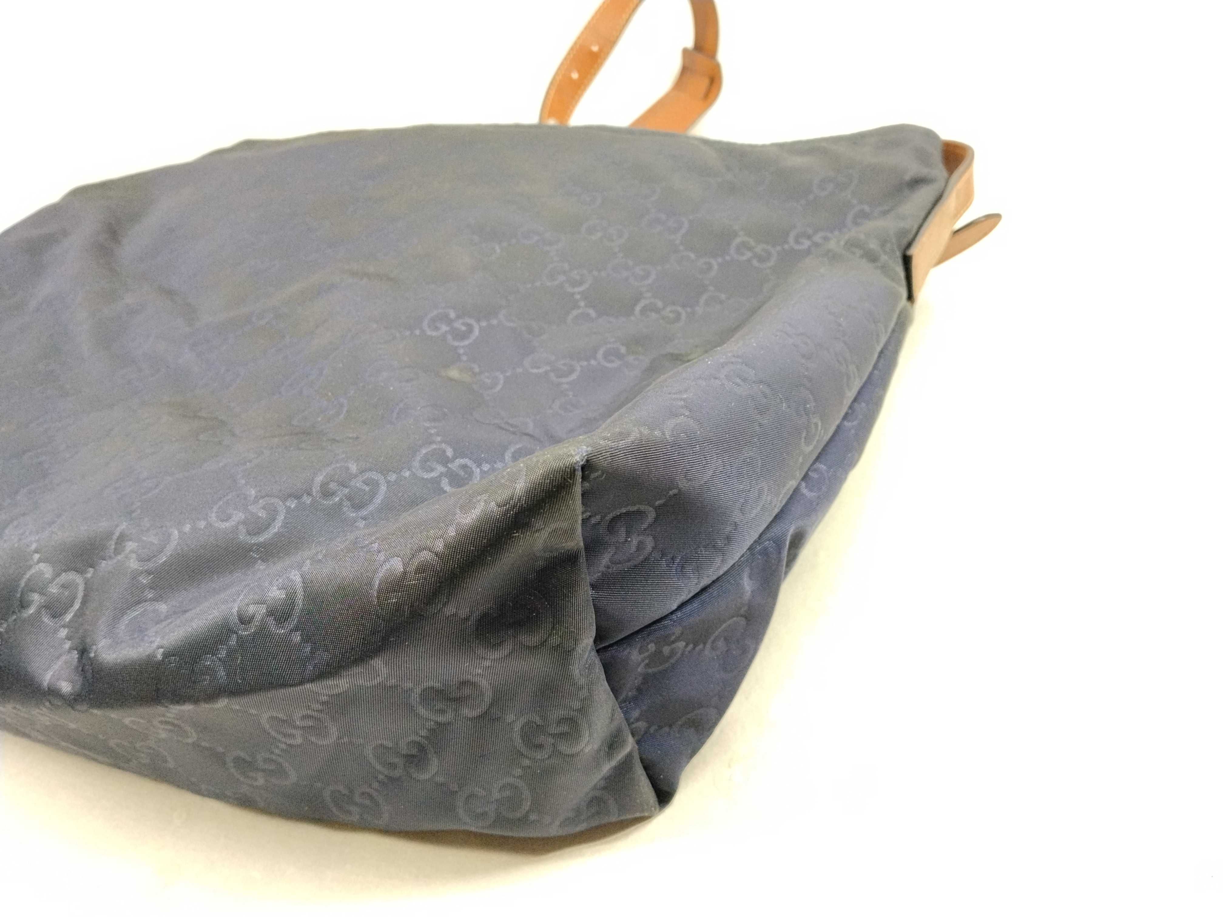 GG Nylon x Leather Shoulder Bag 308840 — view 4