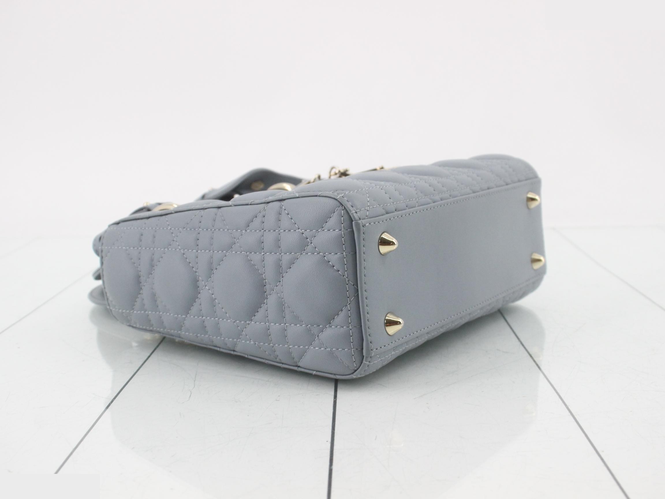Lady Dior Cannage Lamb 2-Way Shoulder/Handbag — view 5