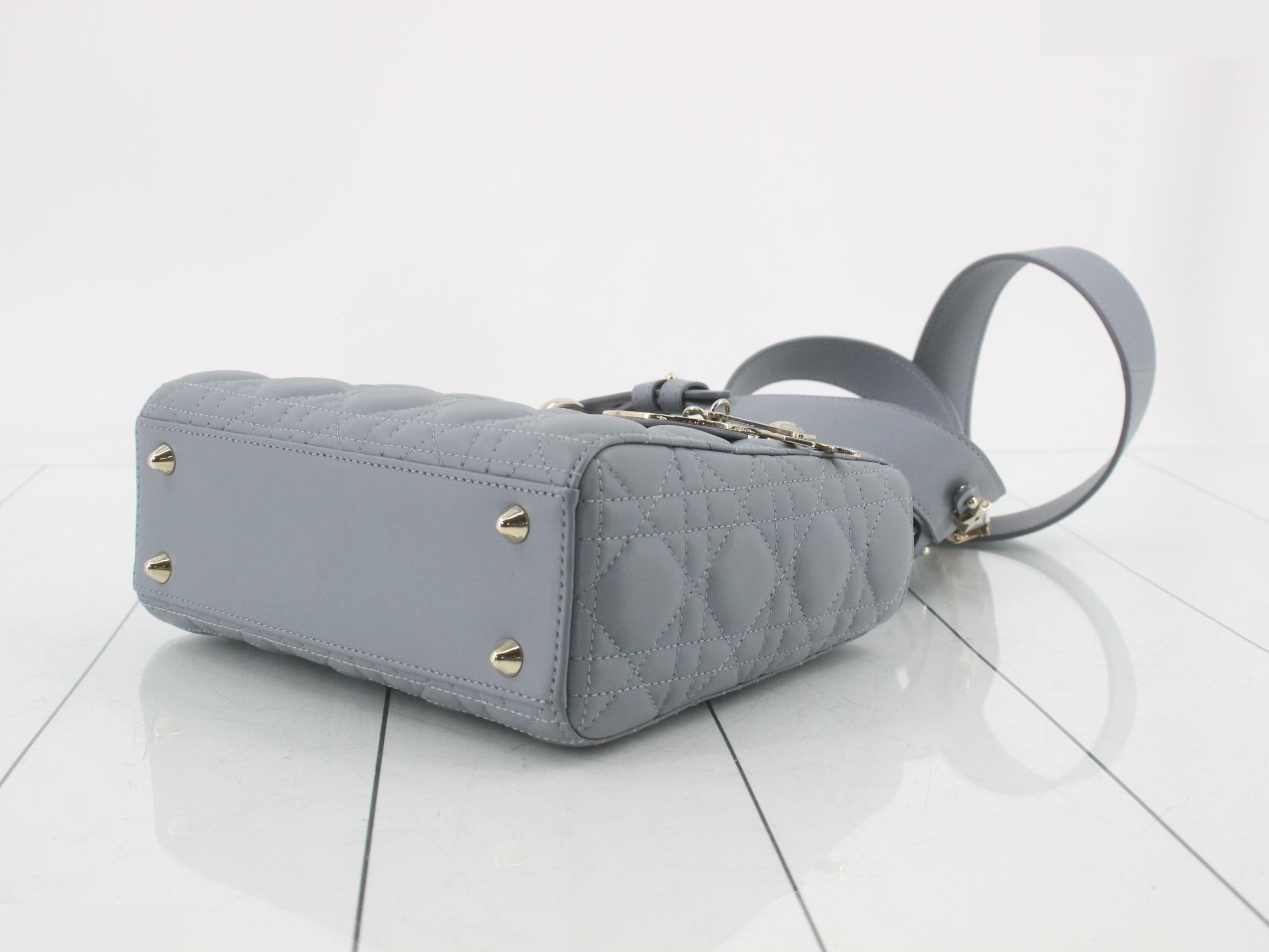 Lady Dior Cannage Lamb 2-Way Shoulder/Handbag — view 6