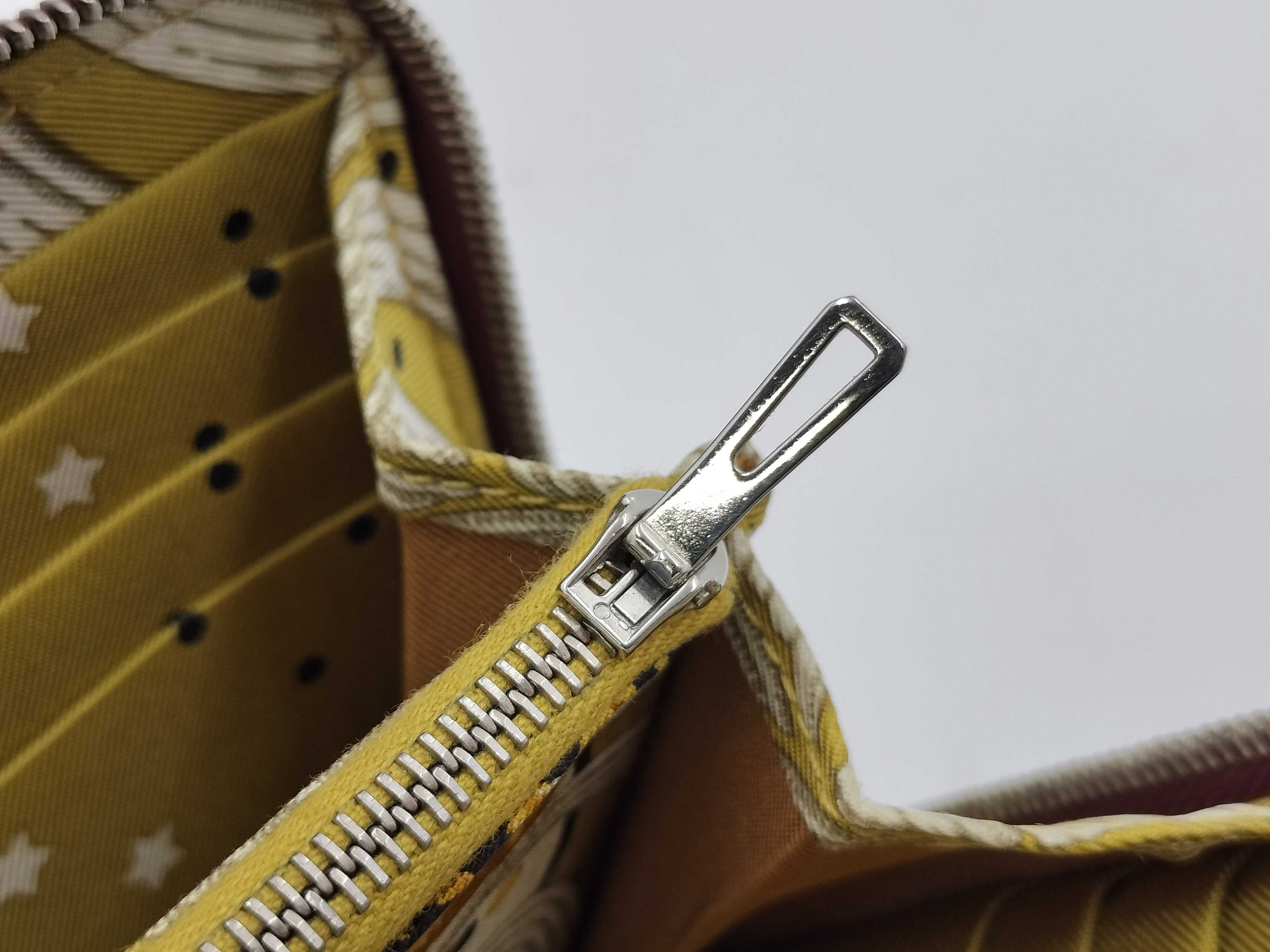Azap Silk In Round Zipper Long Wallet — view 12