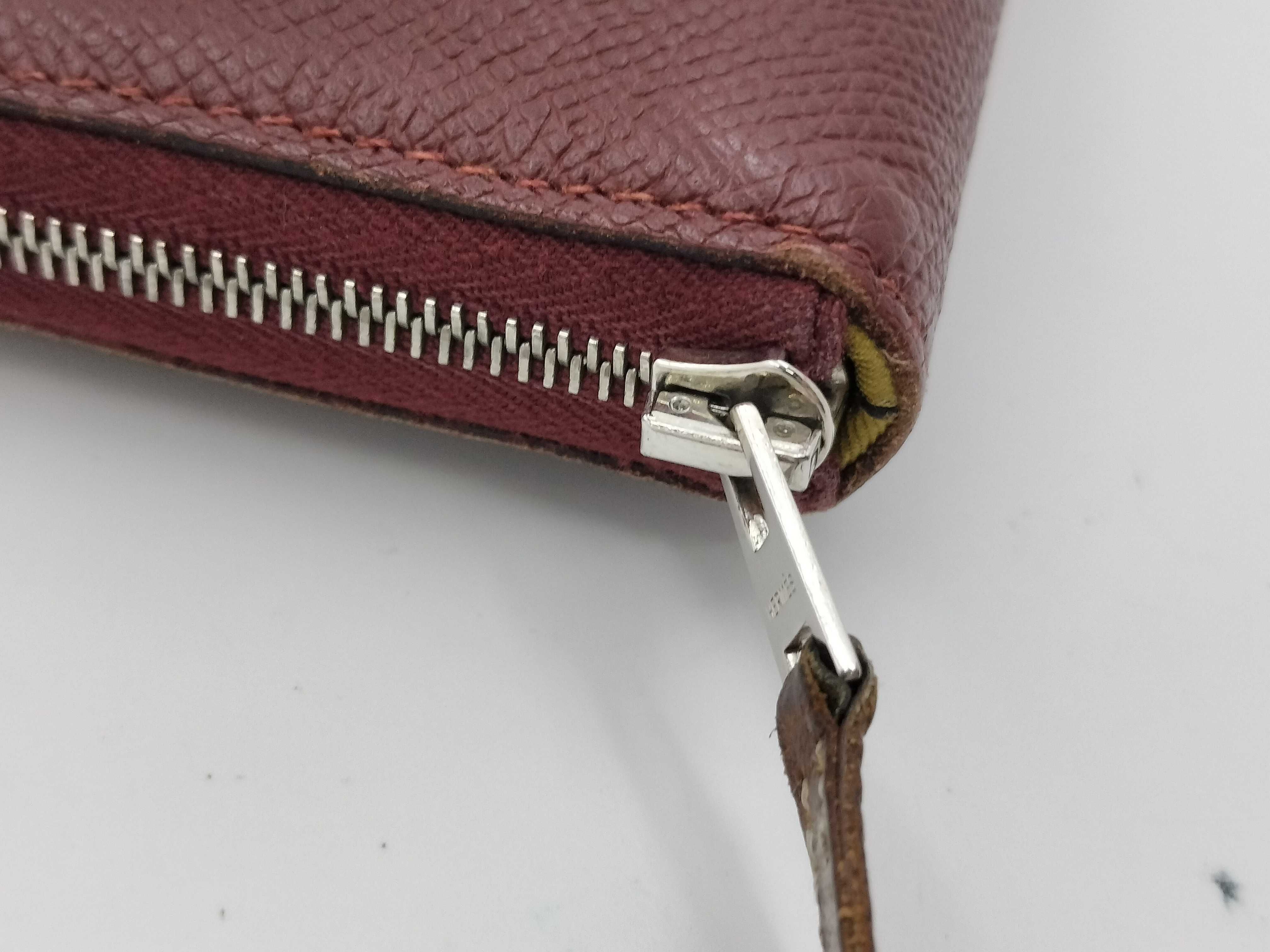 Azap Silk In Round Zipper Long Wallet — view 6