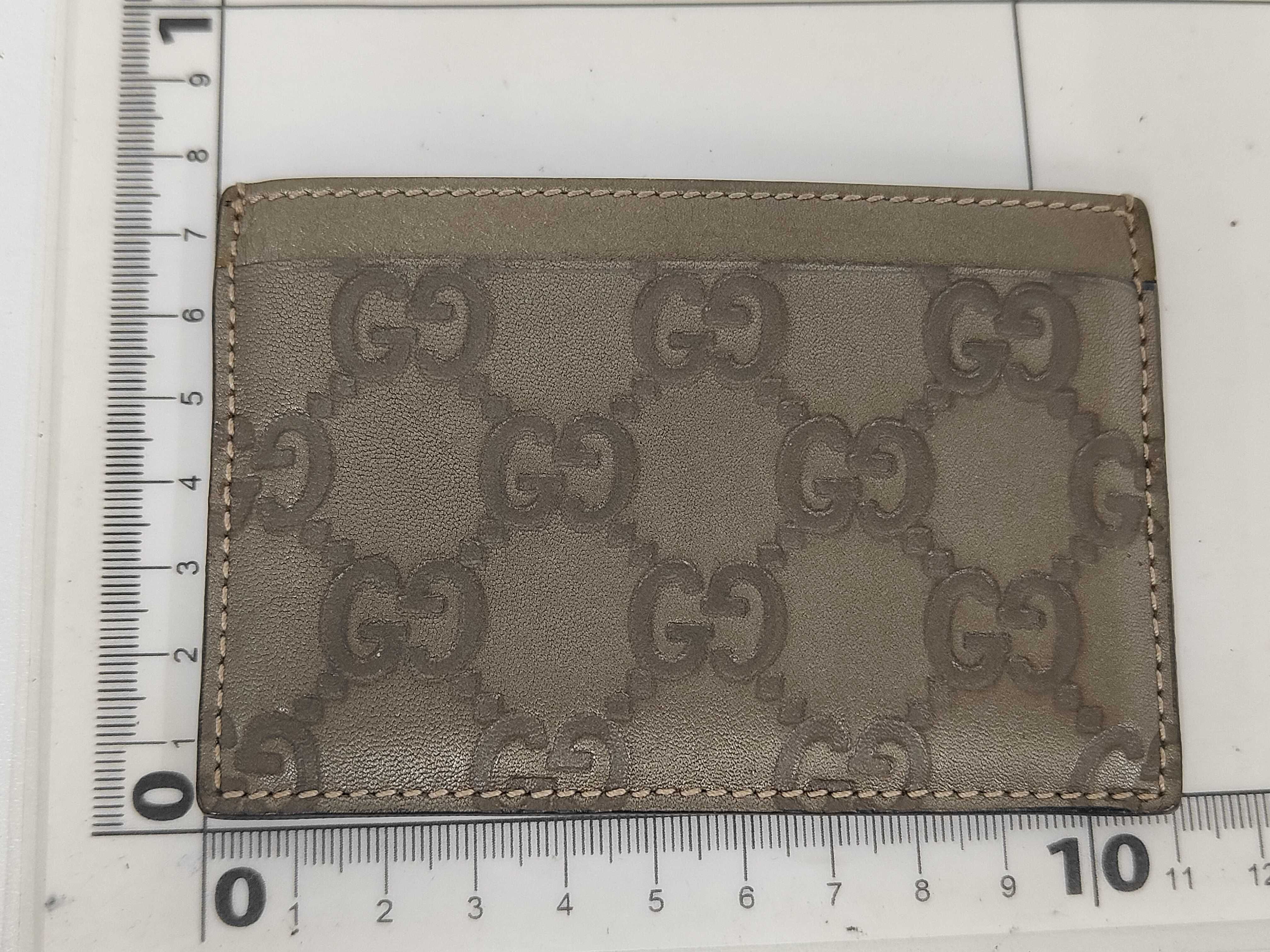 Guccissima Leather Card Case 163233・1147 Pass Case Business Card Holder Card Case — view 2