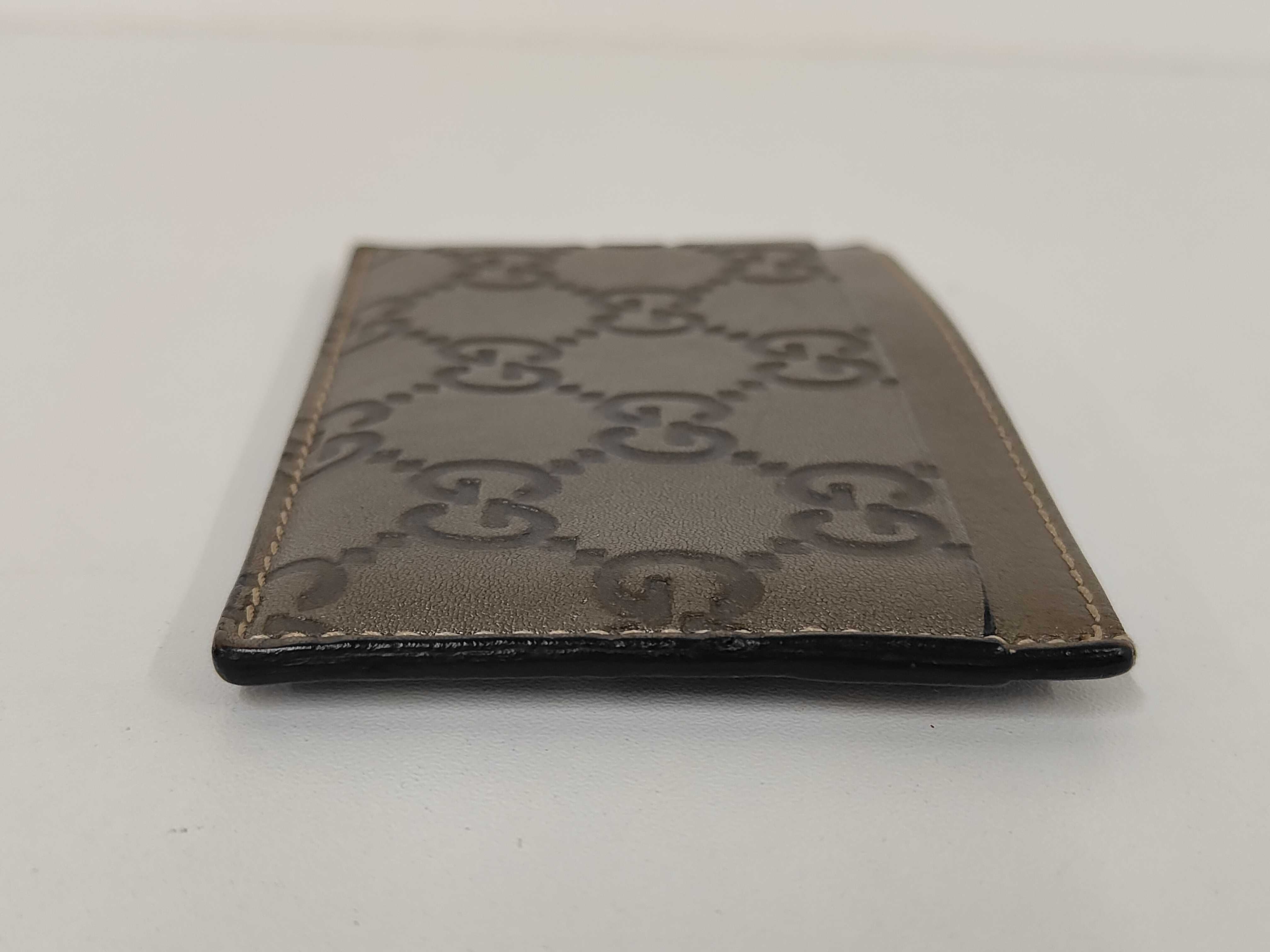 Guccissima Leather Card Case 163233・1147 Pass Case Business Card Holder Card Case — view 6