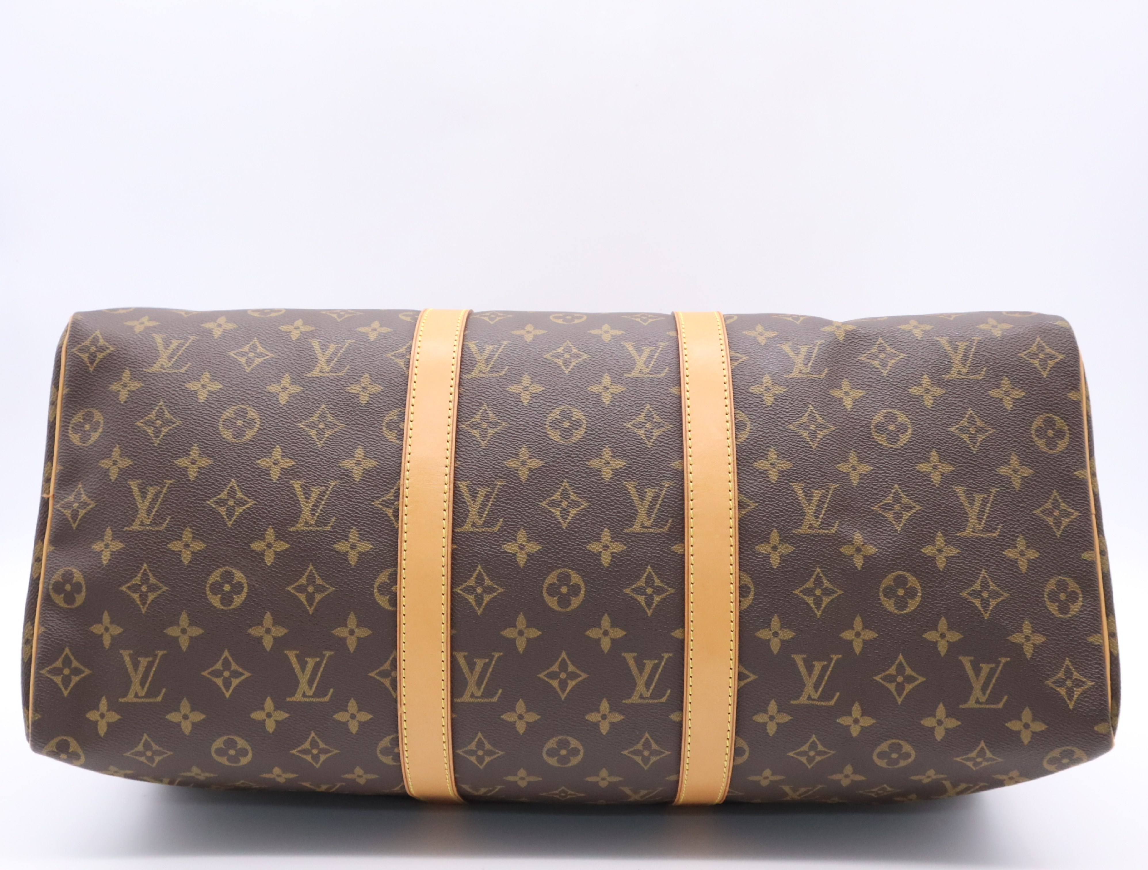 M41426 Monogram Keepall 50 Boston Bag with Name Tag and Handle — view 4