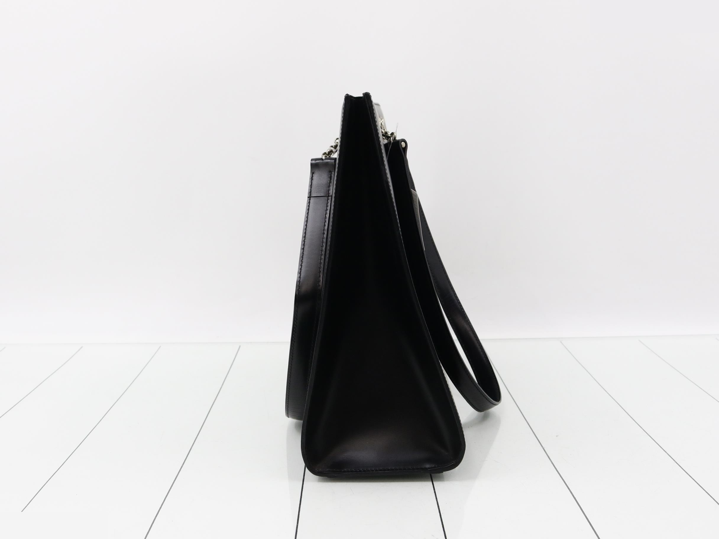 Panthère Tote Bag, Leather, Black — view 3