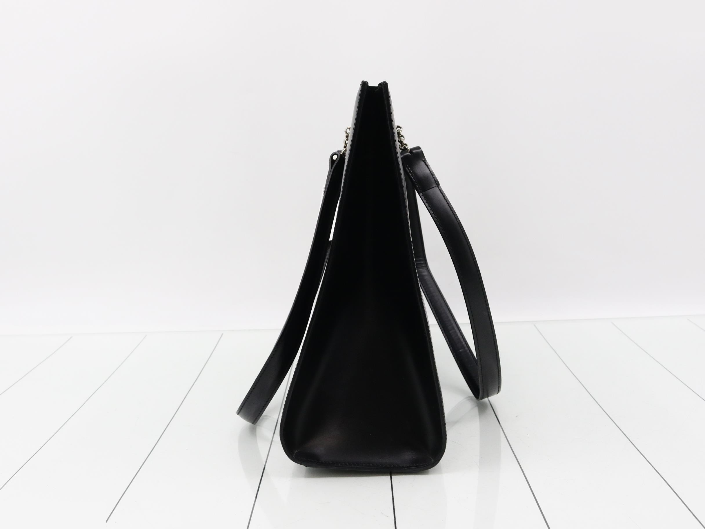 Panthère Tote Bag, Leather, Black — view 4