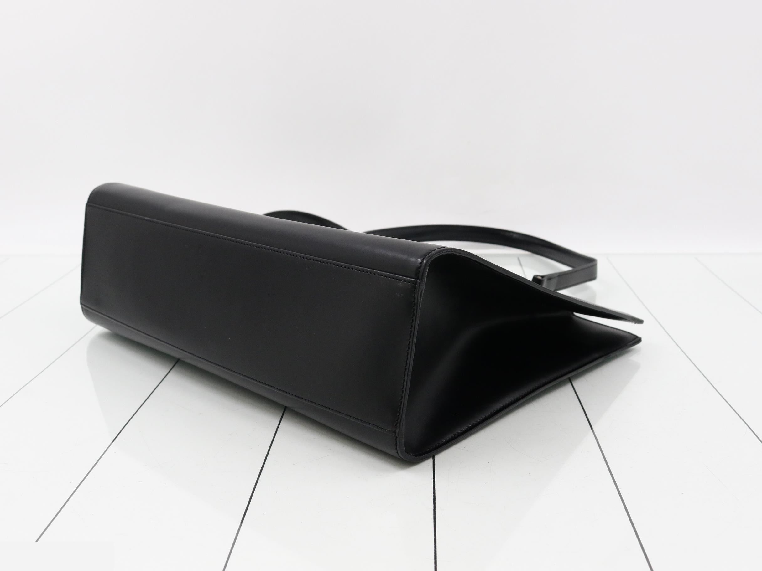 Panthère Tote Bag, Leather, Black — view 6
