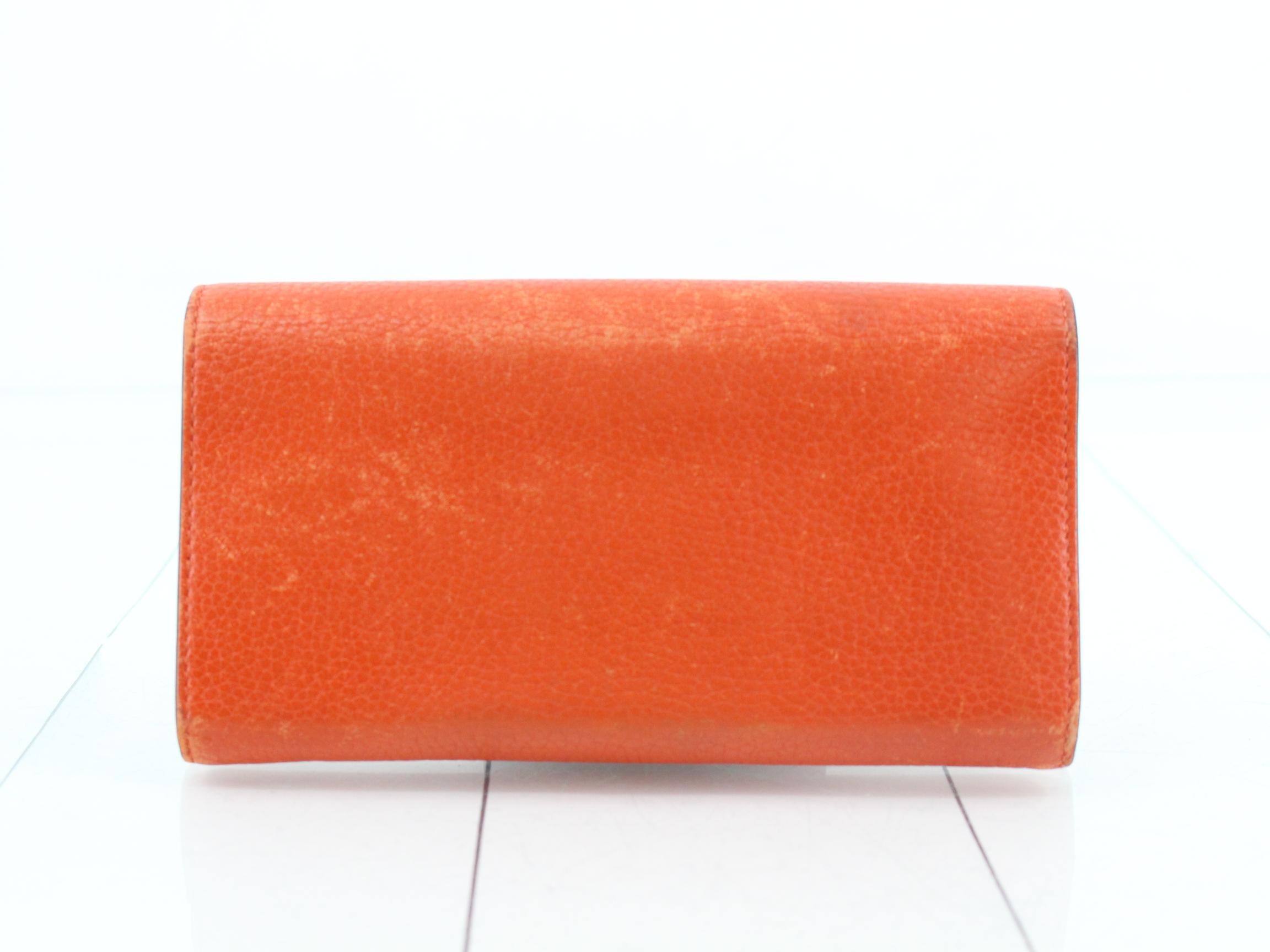 Marmont long wallet, orange, 400586, 2184 — view 2