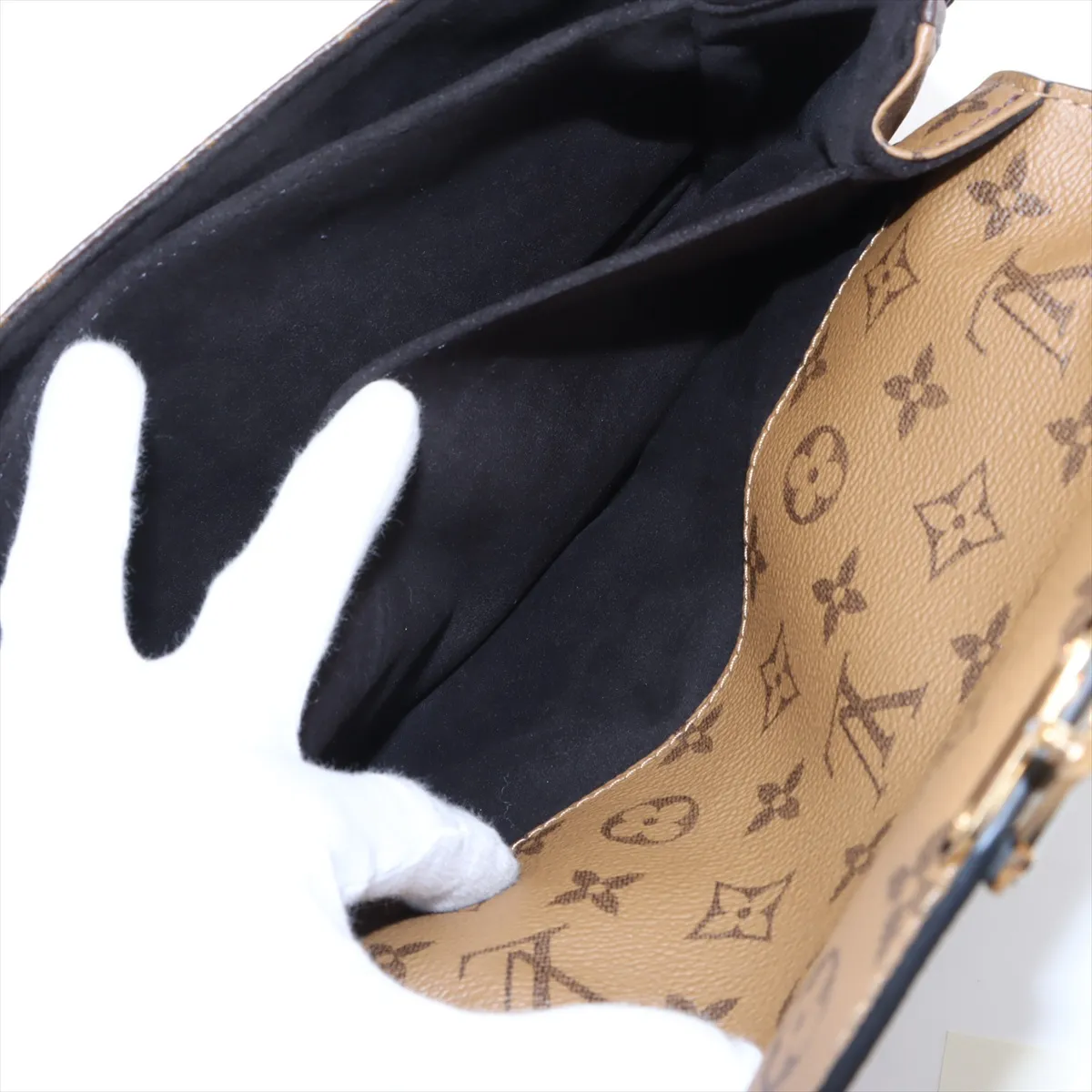 Monogram Reverse Pochette Métis MM M44876 DR4159 Brown — view 11