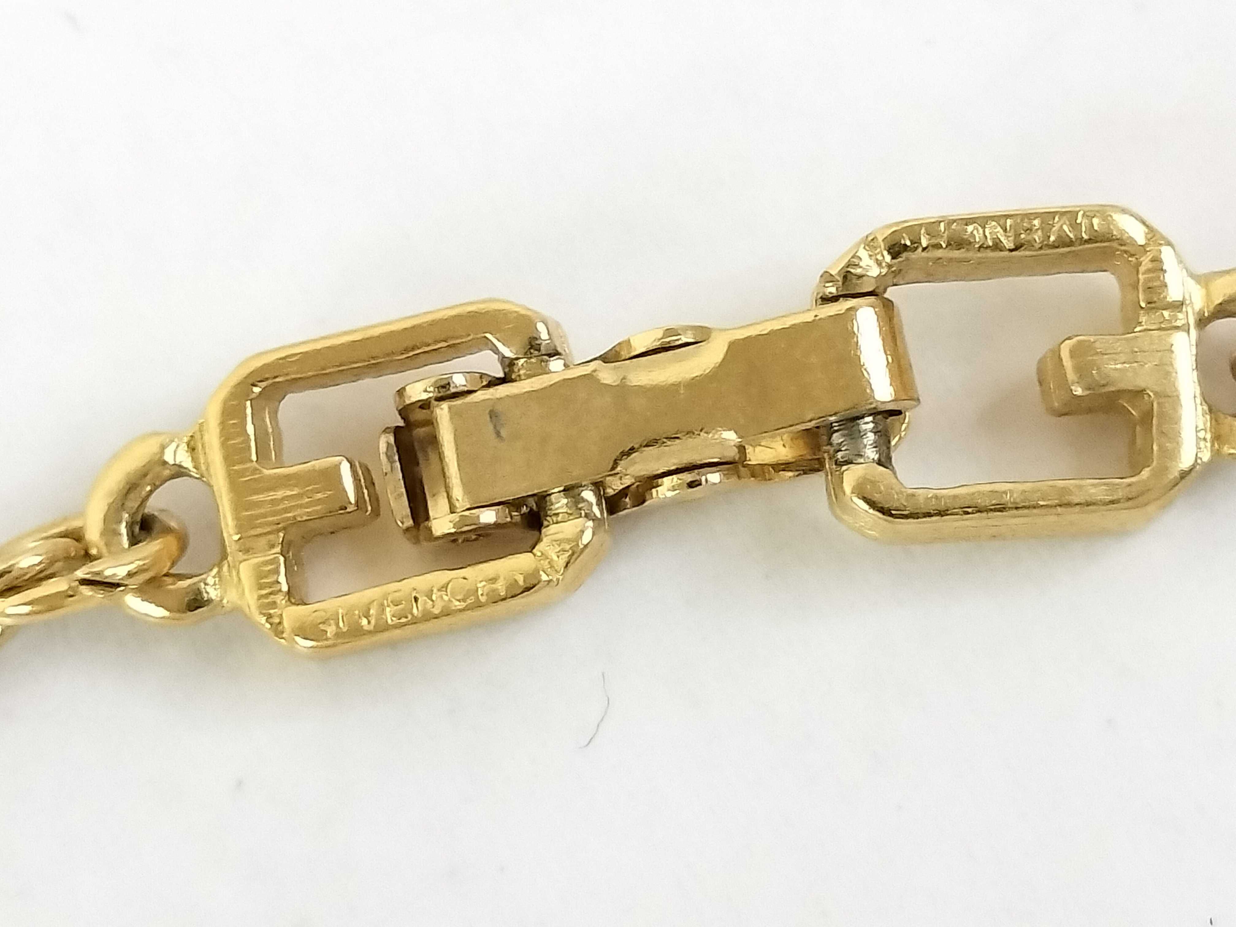 Long Necklace, Gold, G Logo Necklace — view 5