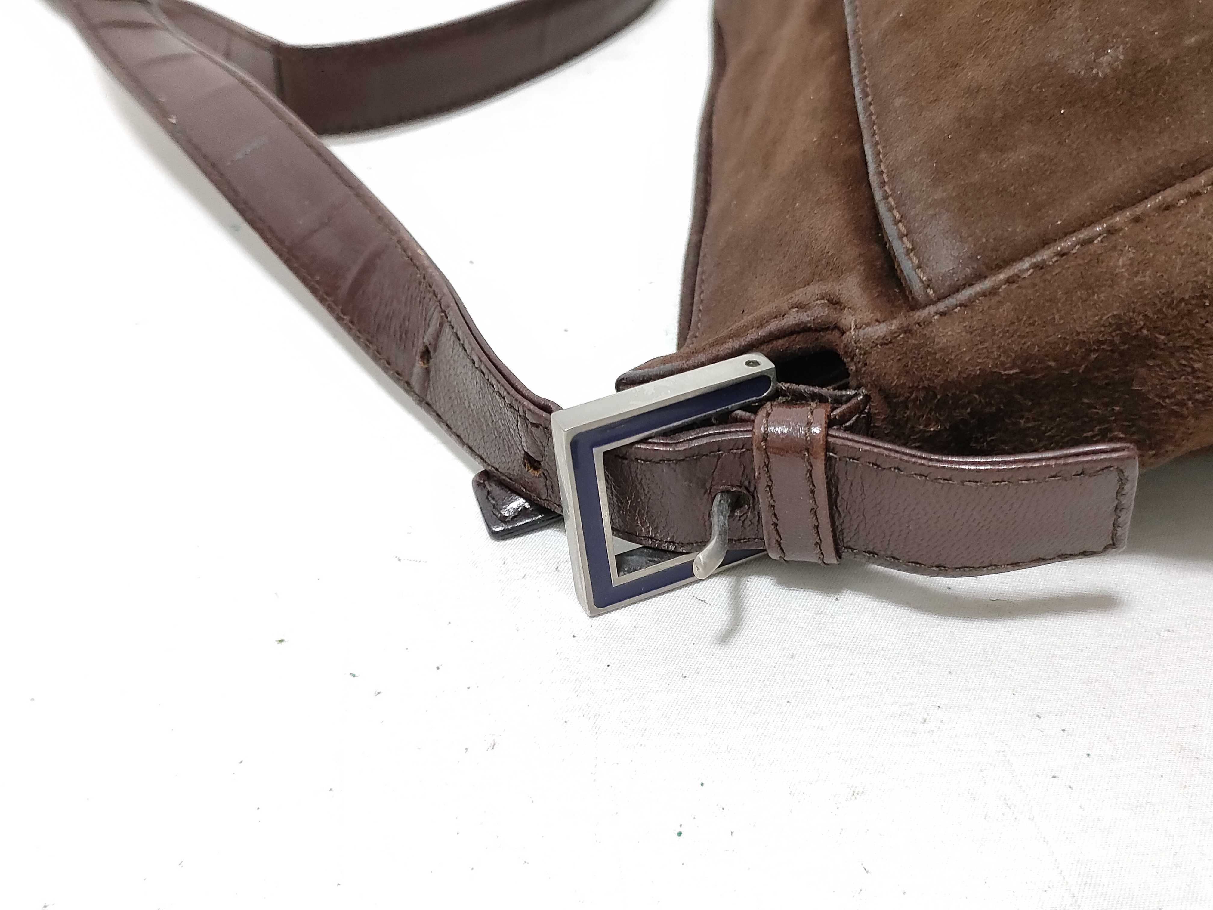 Mamma Suede Bag, Brown Shoulder Bag — view 5