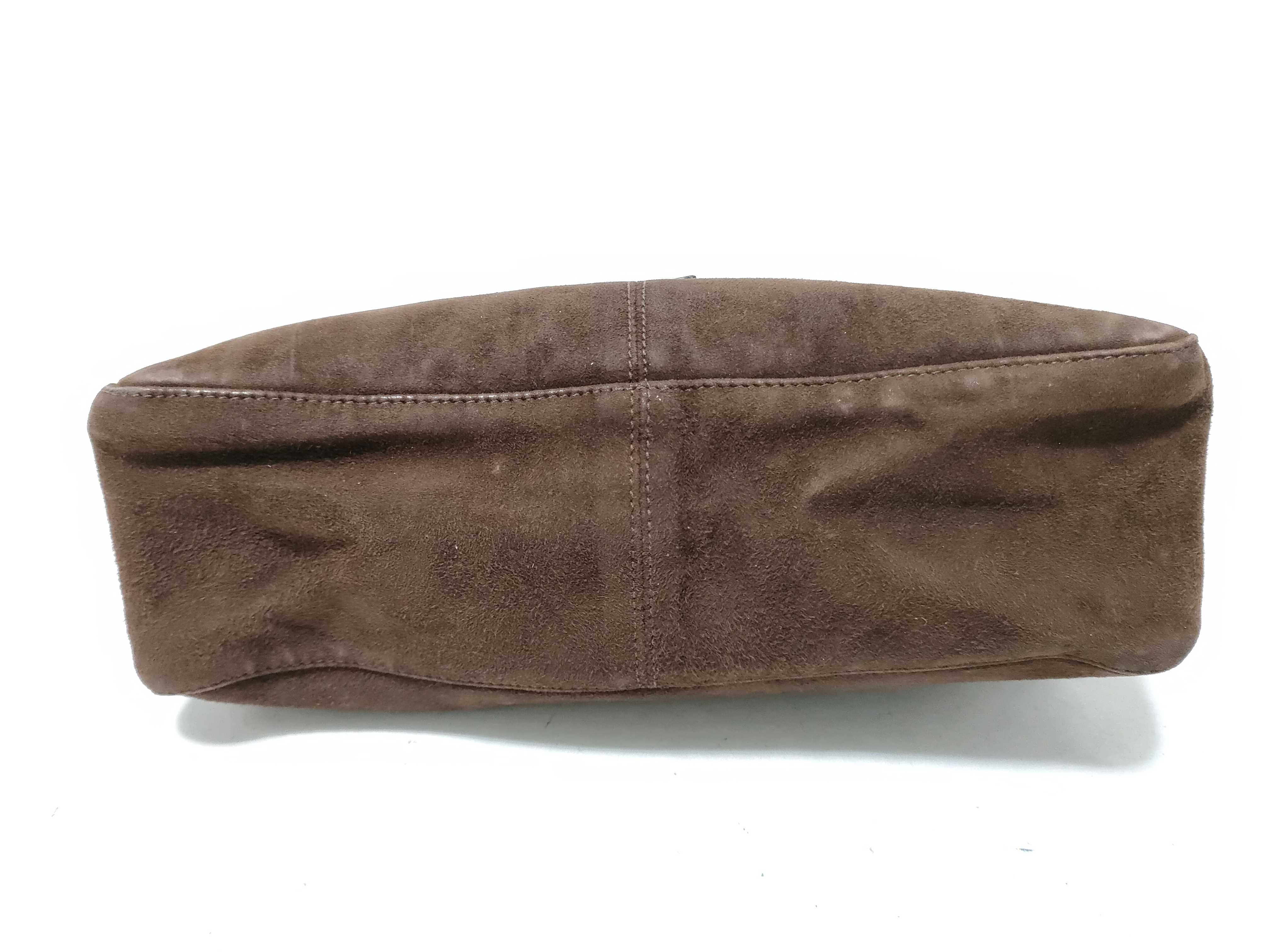 Mamma Suede Bag, Brown Shoulder Bag — view 8