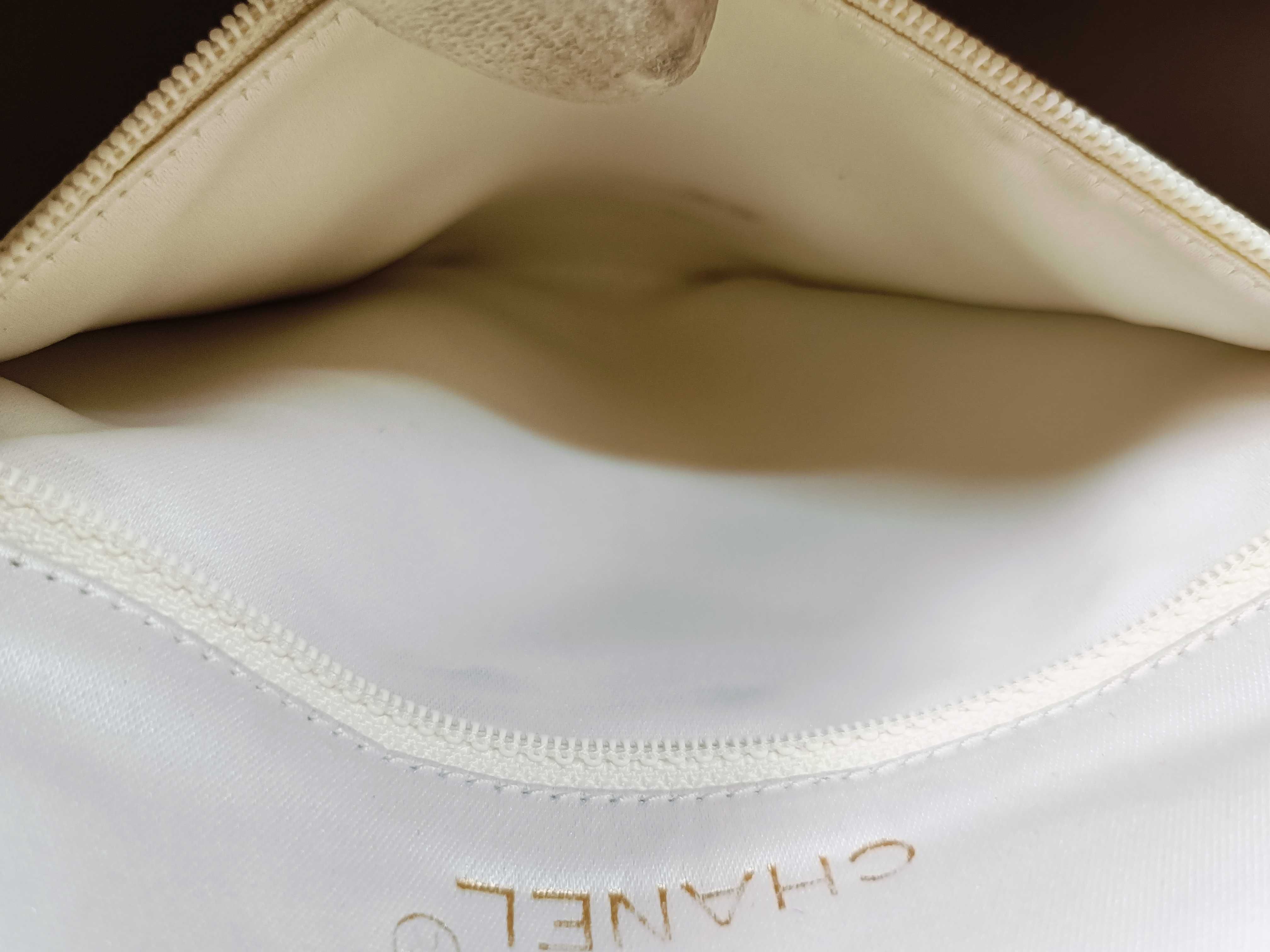 Matelassé Satin Half-Moon Shaped Shoulder Bag — view 14