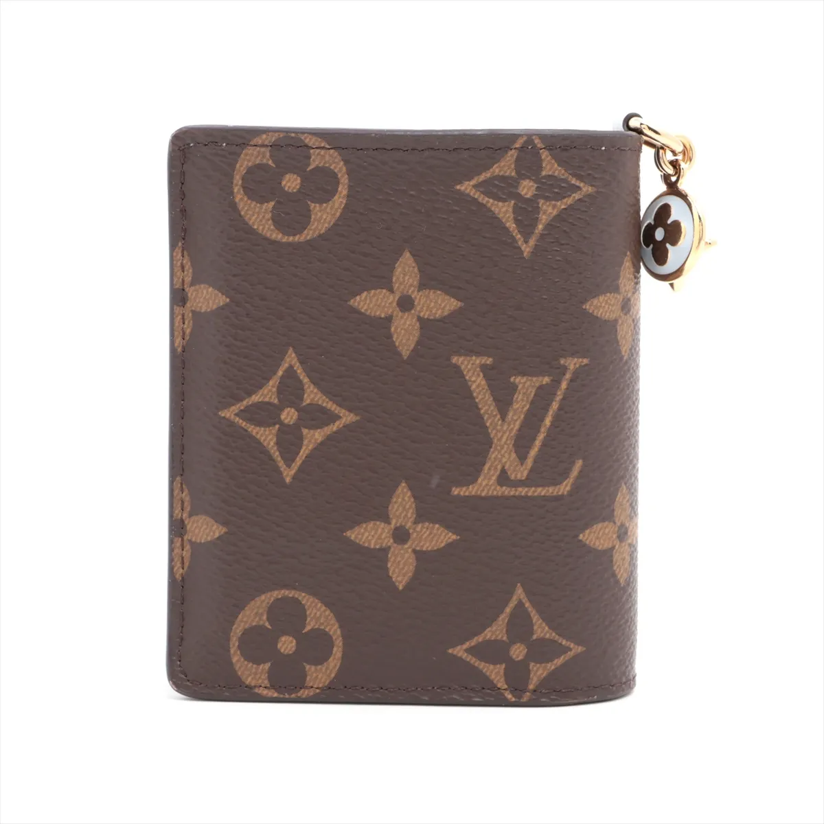 Monogram Pocket Wallet LV Charm M14613 Azure Blue Compact Wallet (RFID detected) — view 2