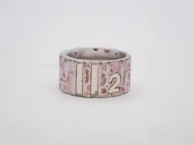 Other line: Precious metal rings, marking 5, actual size #9