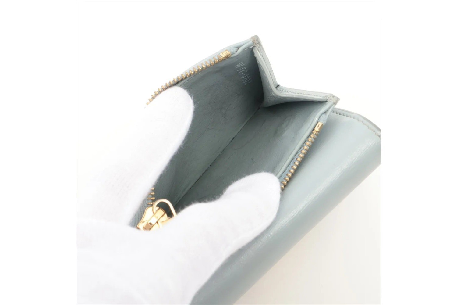 Triomphe Small Flap Wallet Leather Tri-fold Wallet — view 7