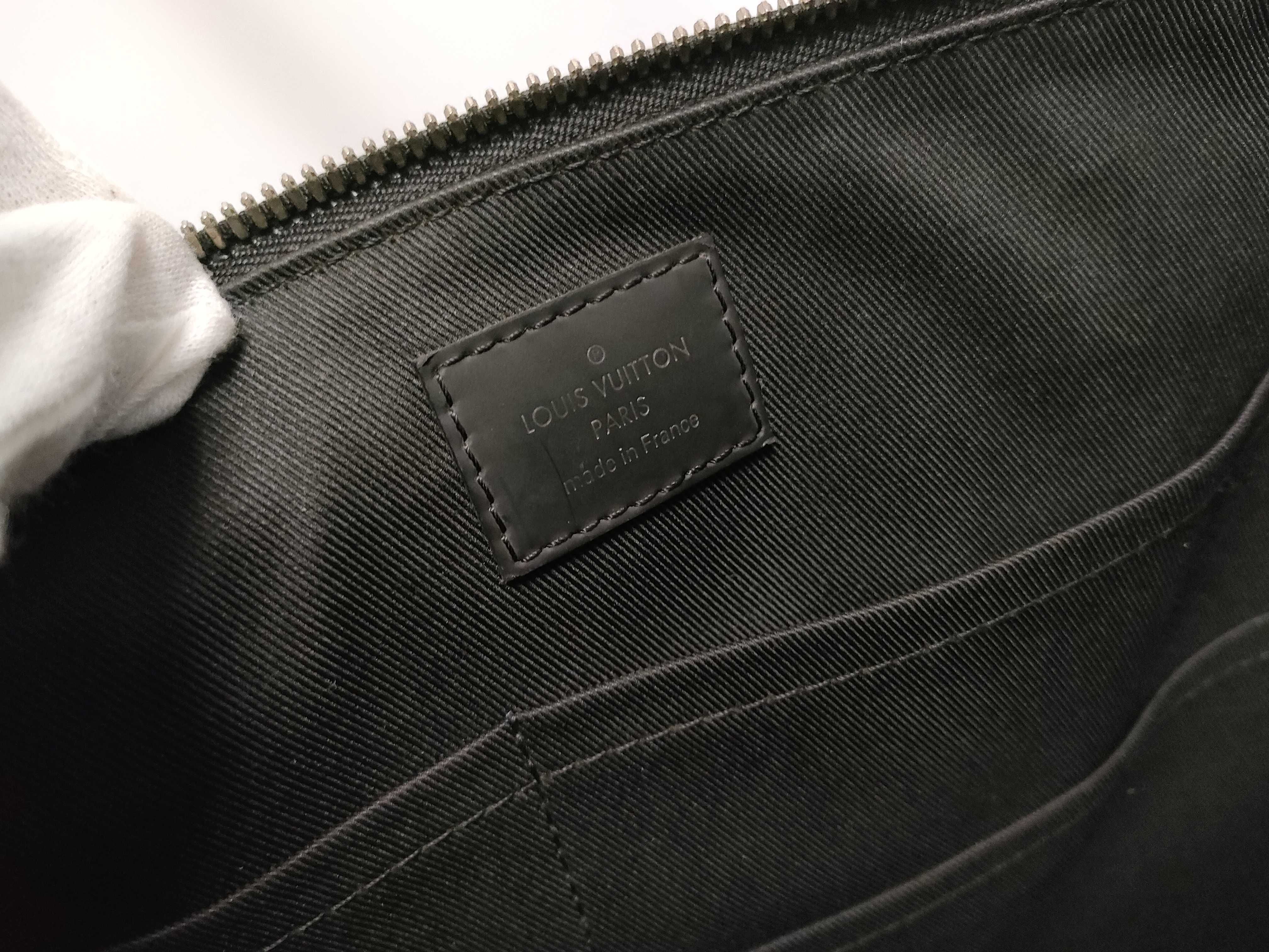 Damier Graphite Louis Vuitton Damier Graphite Jour Business Bag Shoulder Bag Serial Business Bag — view 10