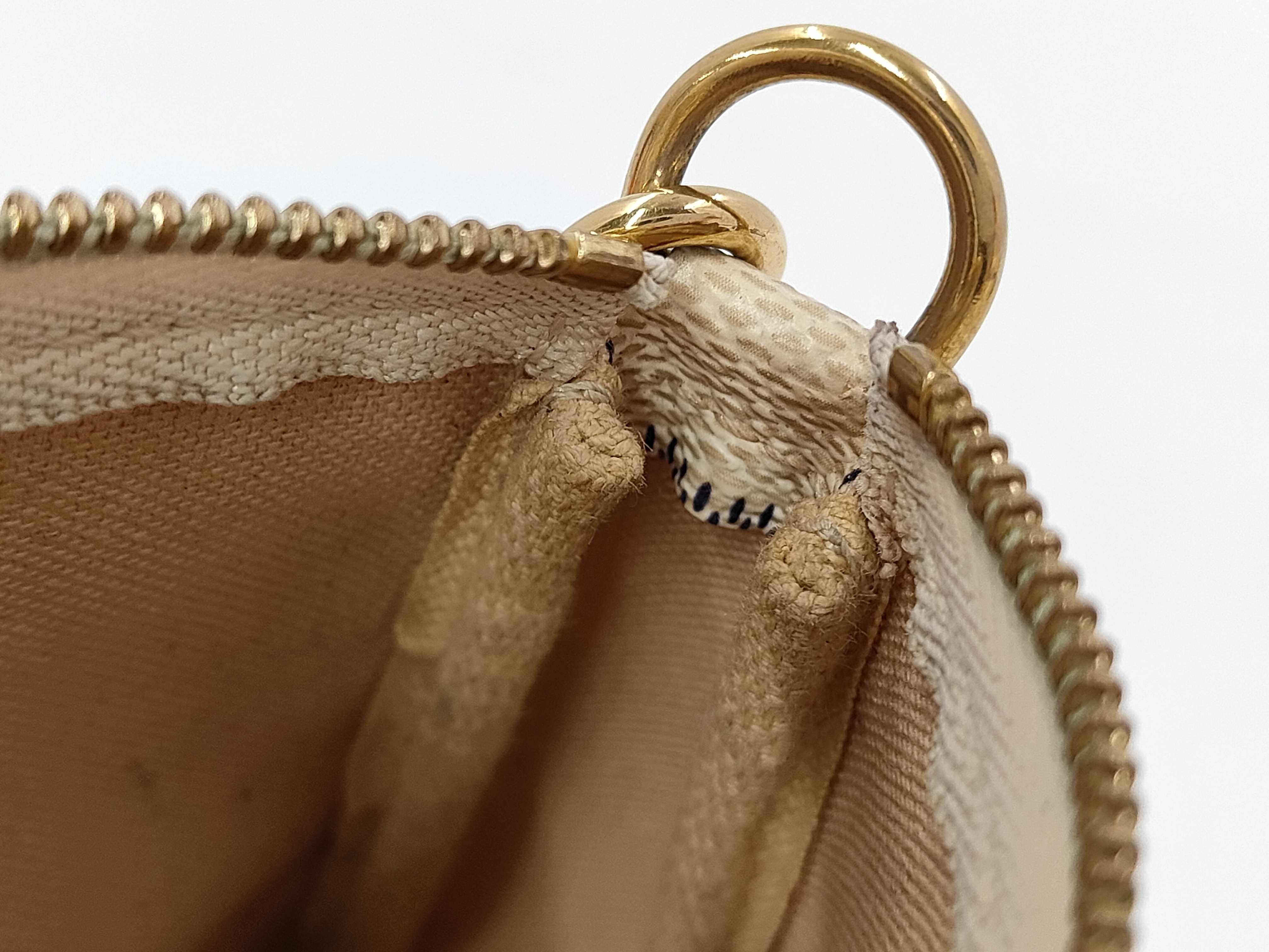 Damier Azur Louis Vuitton N58010 Mini Pochette Accessoires Damier Azur Pouch Handbag Pouch — view 11