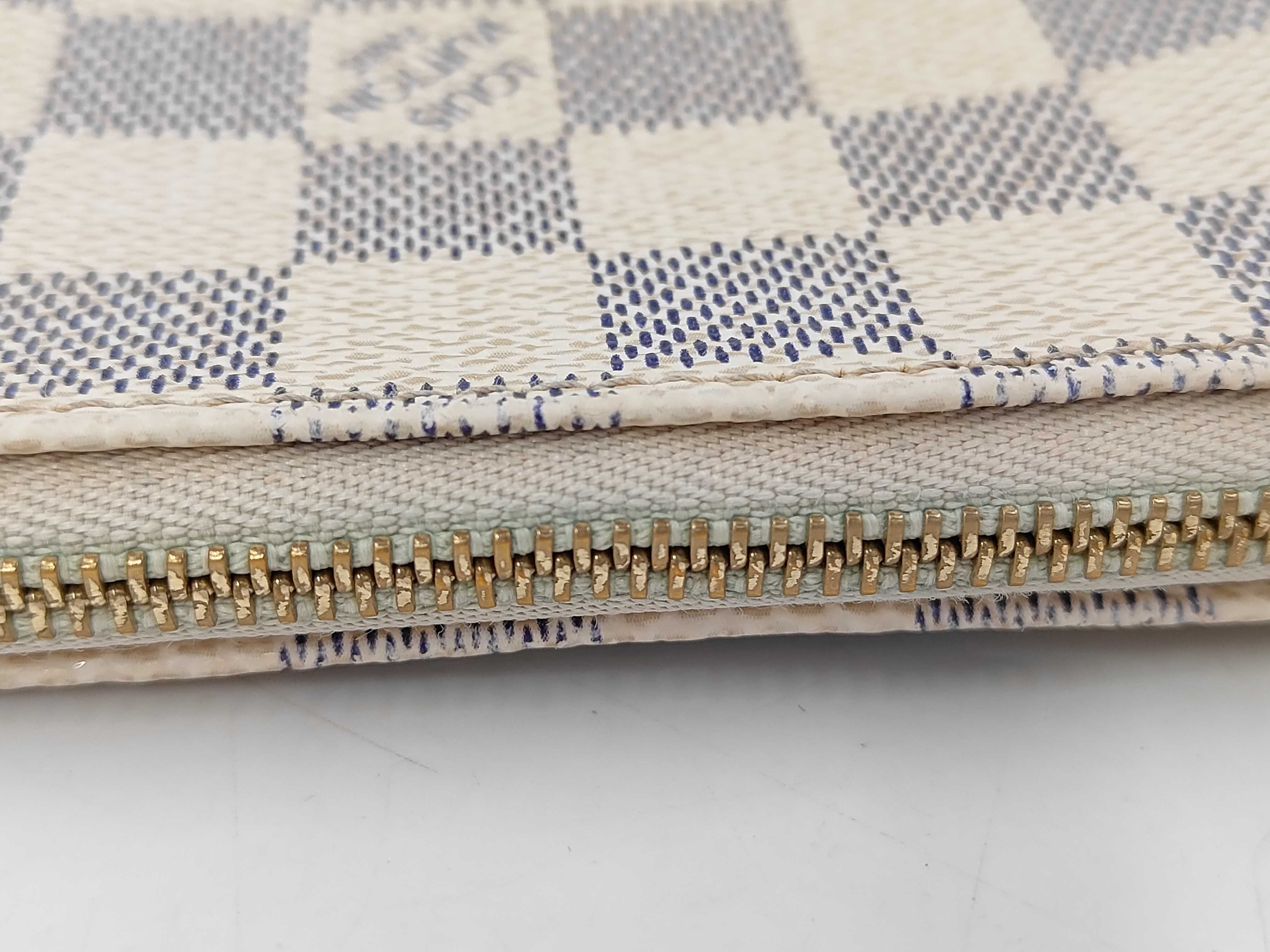 Damier Azur Louis Vuitton N58010 Mini Pochette Accessoires Damier Azur Pouch Handbag Pouch — view 4